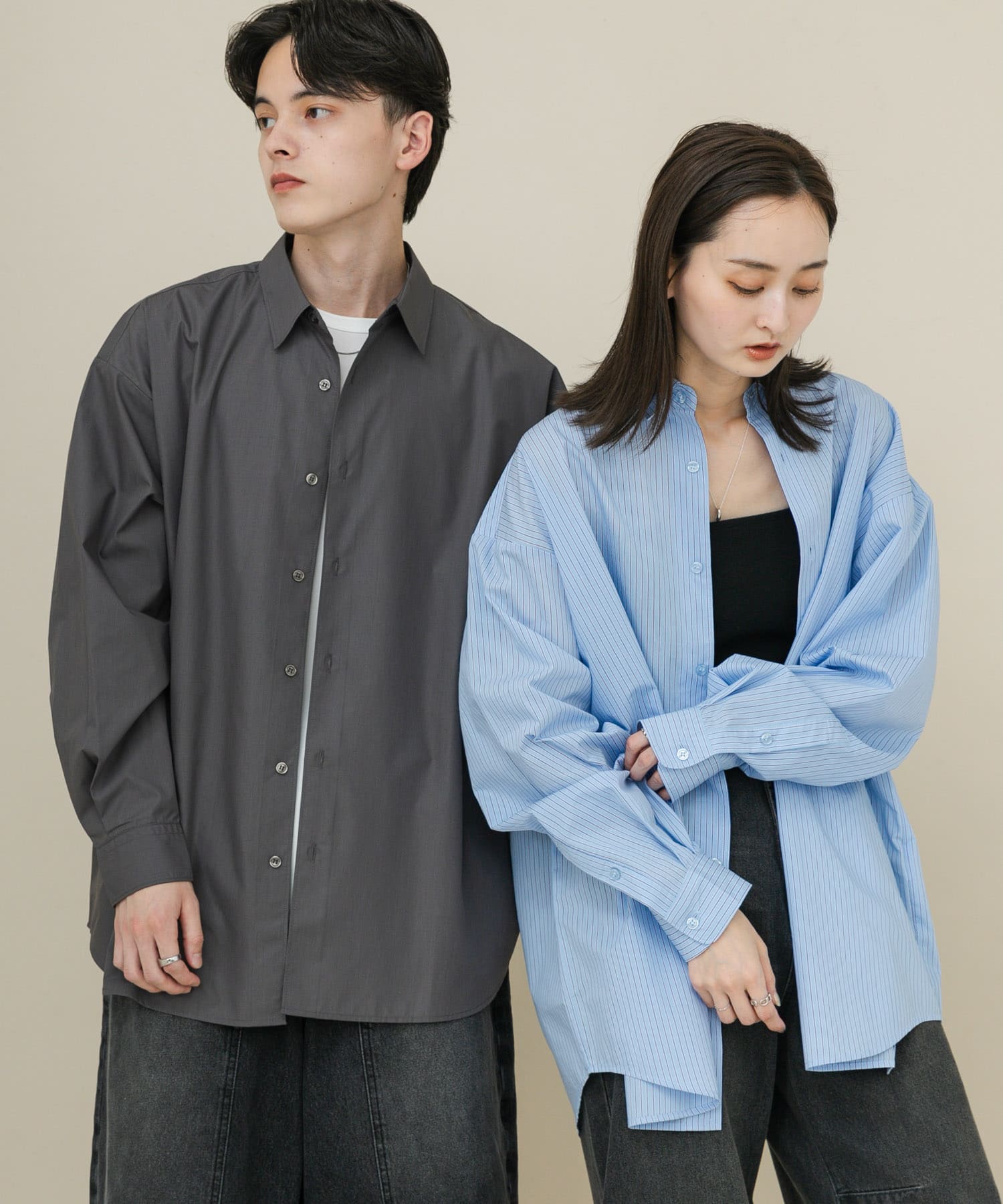 身長：173cm サイズ：L, 身長：169cm サイズ：L