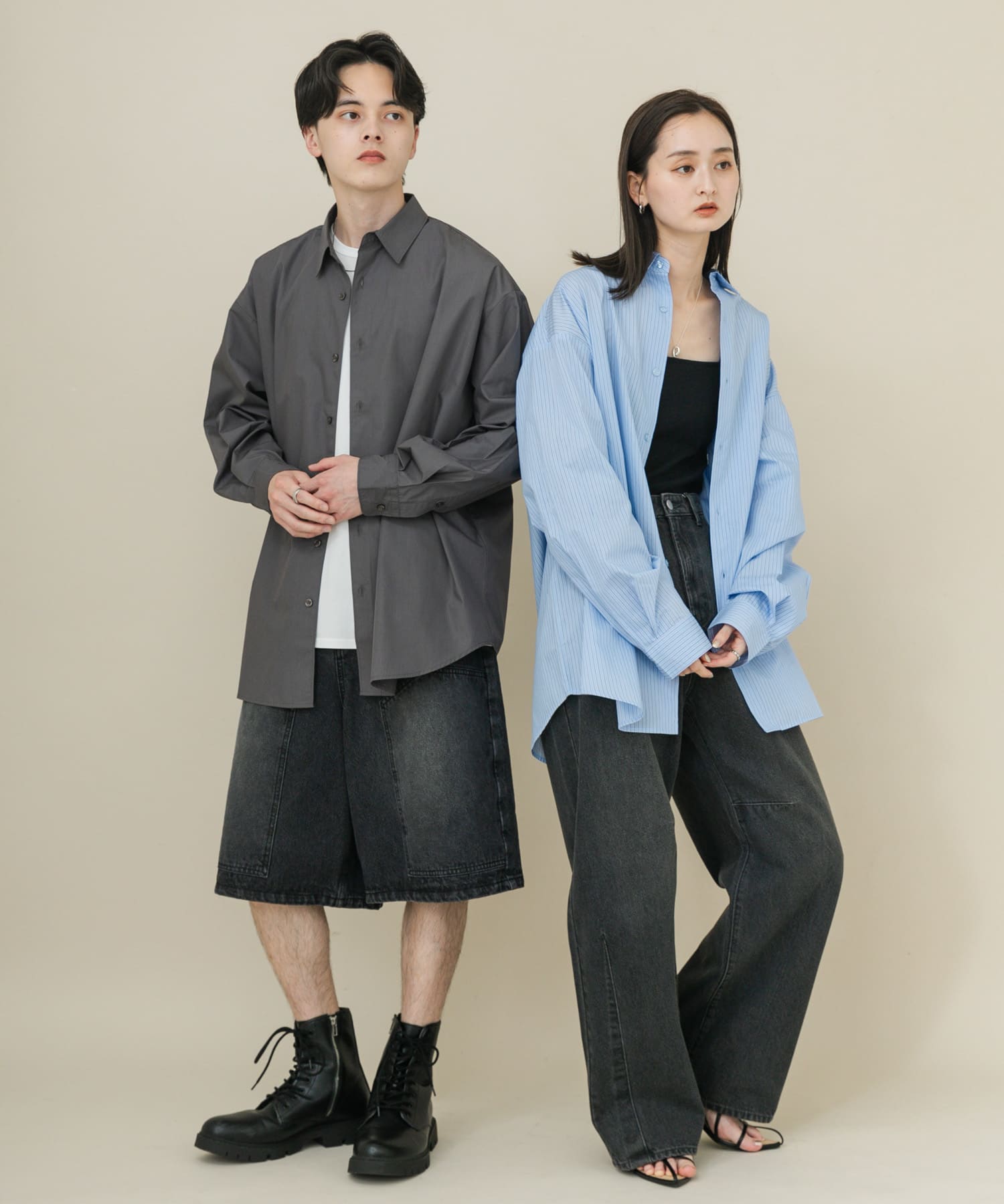 身長：173cm サイズ：L, 身長：169cm サイズ：L