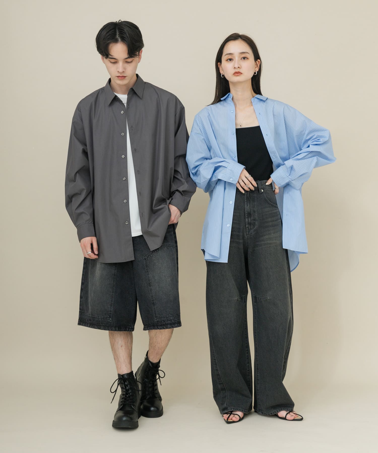 身長：173cm サイズ：L, 身長：169cm サイズ：L