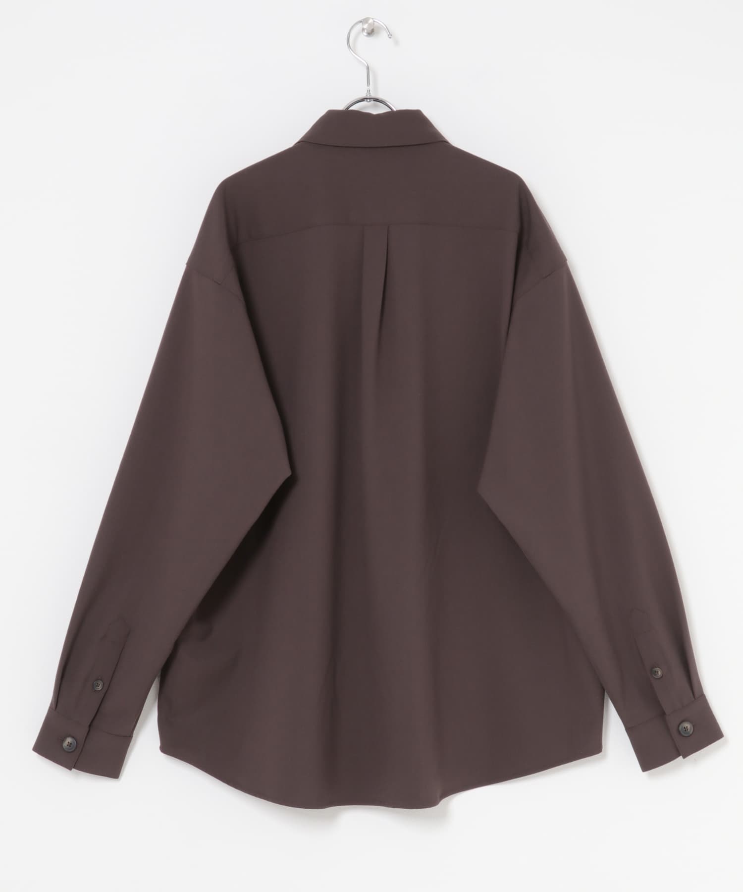 カラールーズシャツ BROWN M