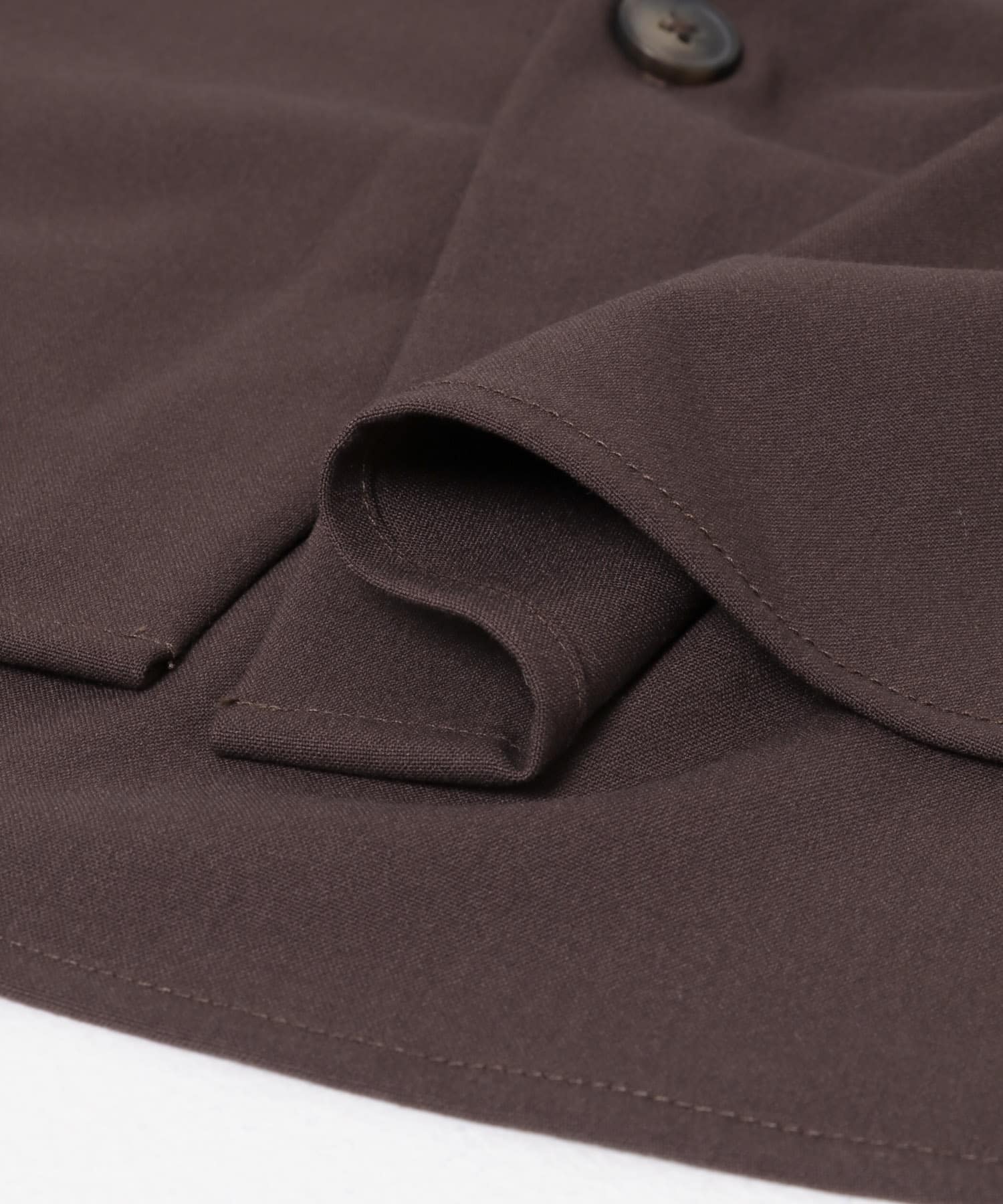 カラールーズシャツ BROWN M
