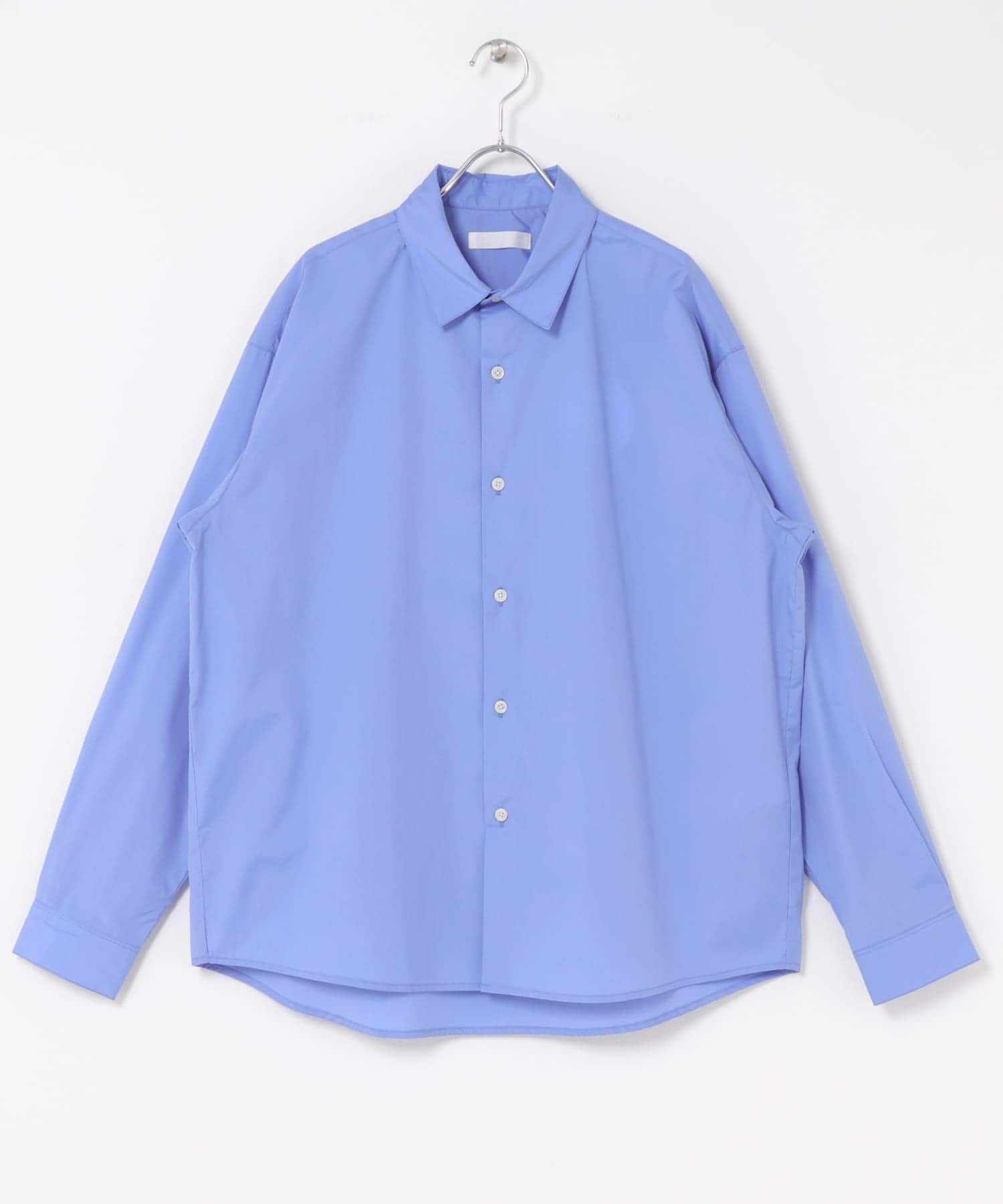 『WEB/一部店舗限定』コンフォートレギュラーカラーシャツ BLUE S
