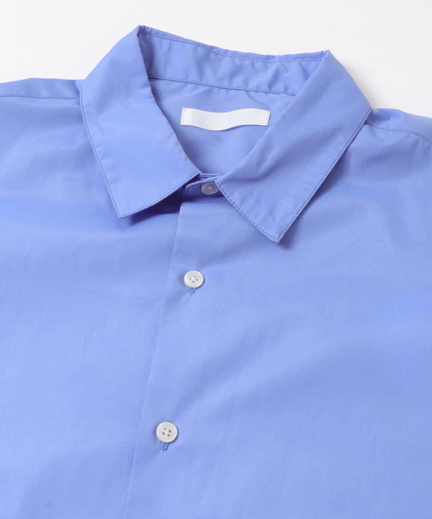 『WEB/一部店舗限定』コンフォートレギュラーカラーシャツ BLUE S