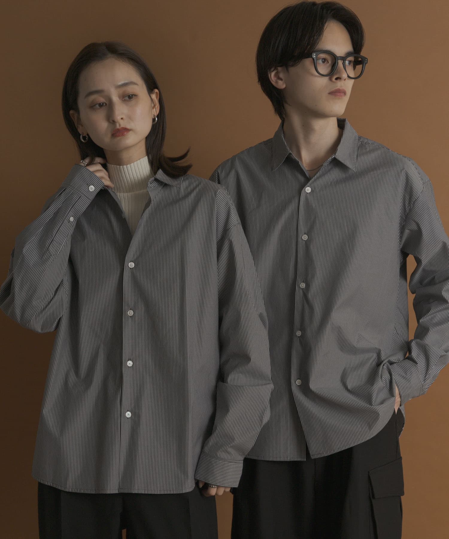 身長：173cm サイズ：L／身長：169cm サイズ：M