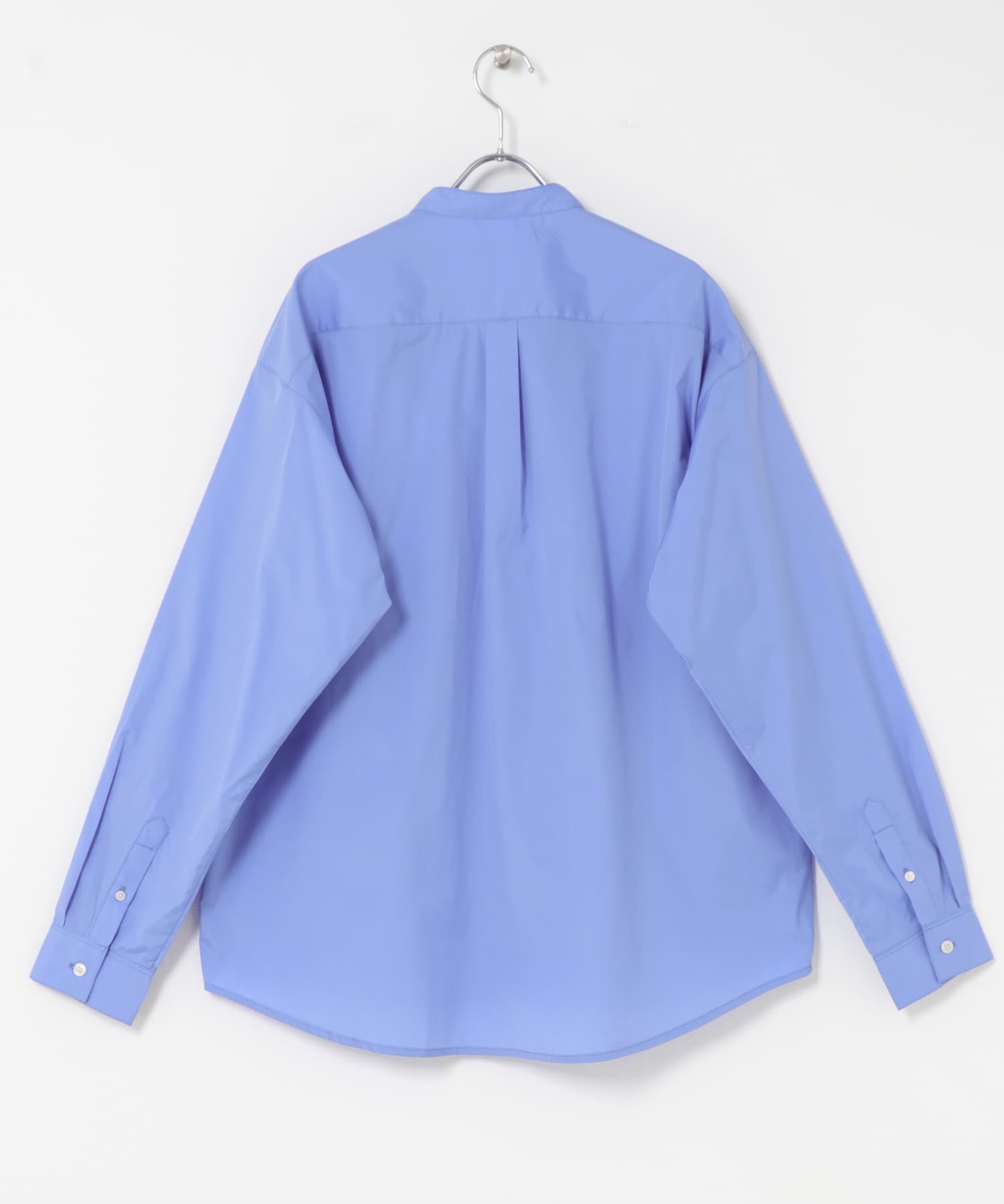 『WEB限定』コンフォートバンドカラーシャツ BLUE M