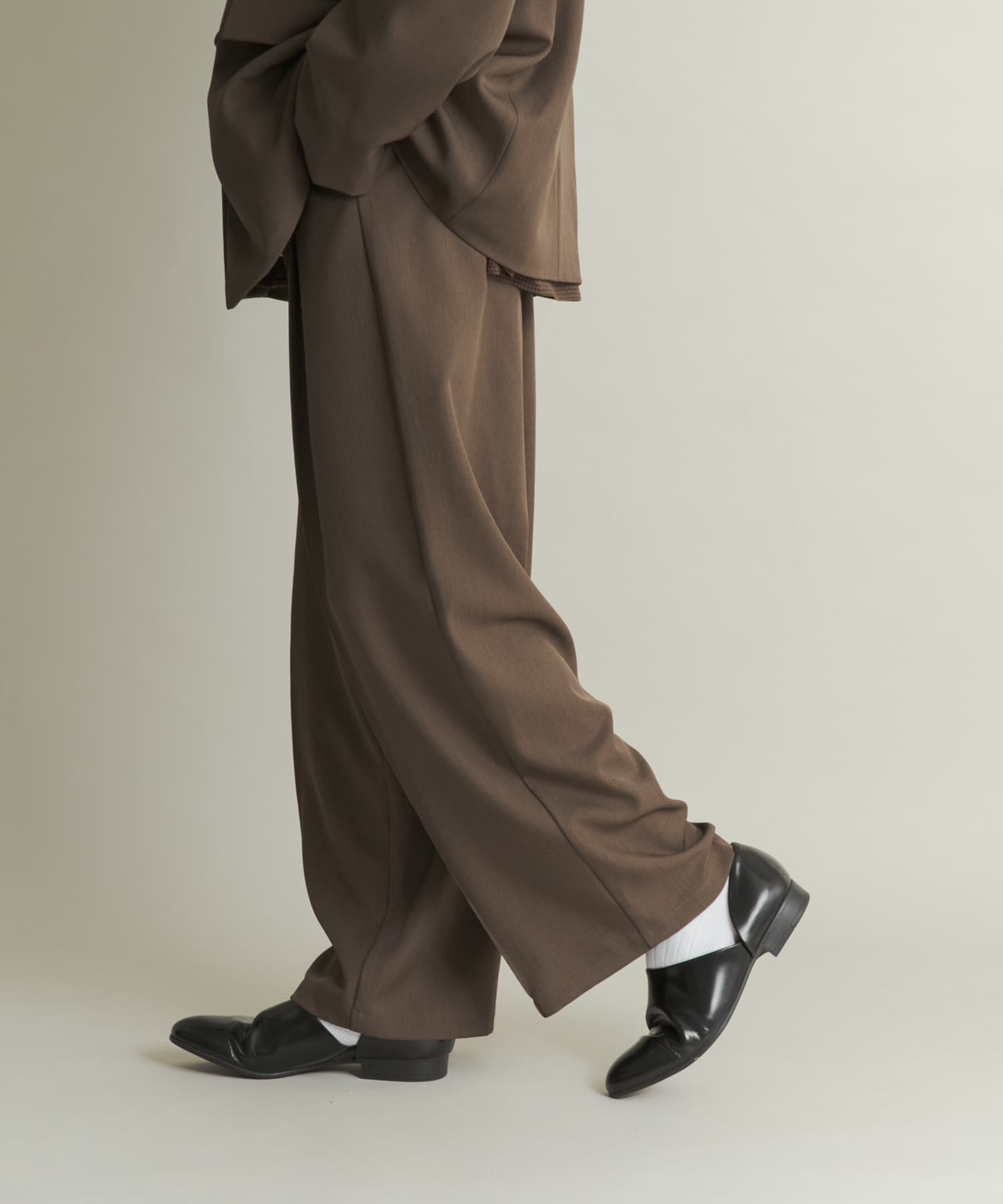 LEMAIRE 1タック ワイドスラックス パンツ タックワイドスラックス(M