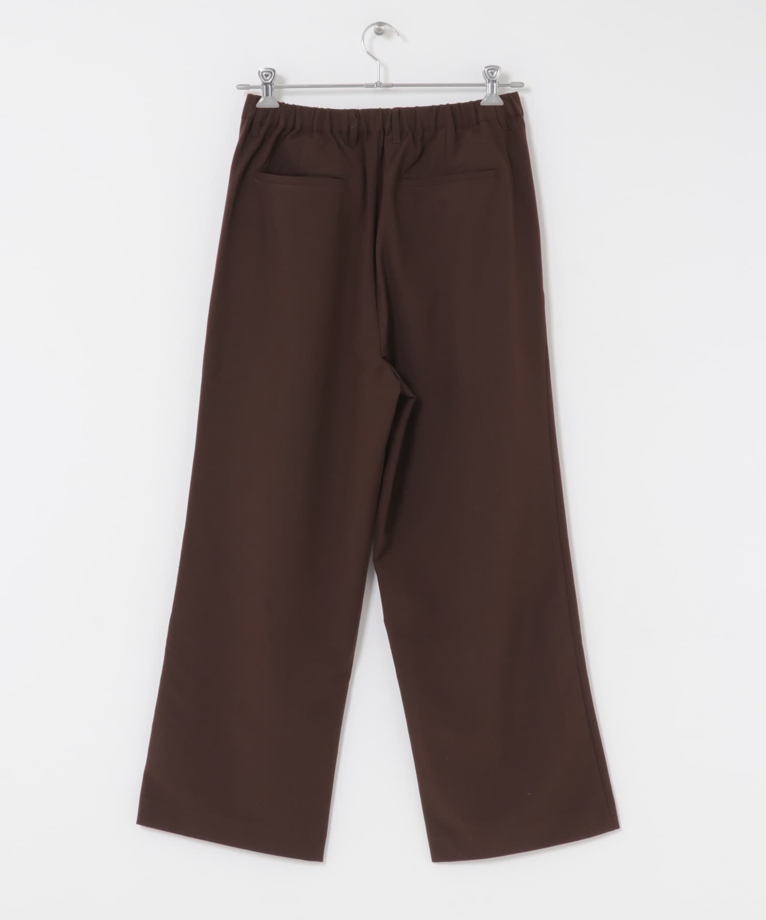 コンフォートストレートスラックス BROWN M