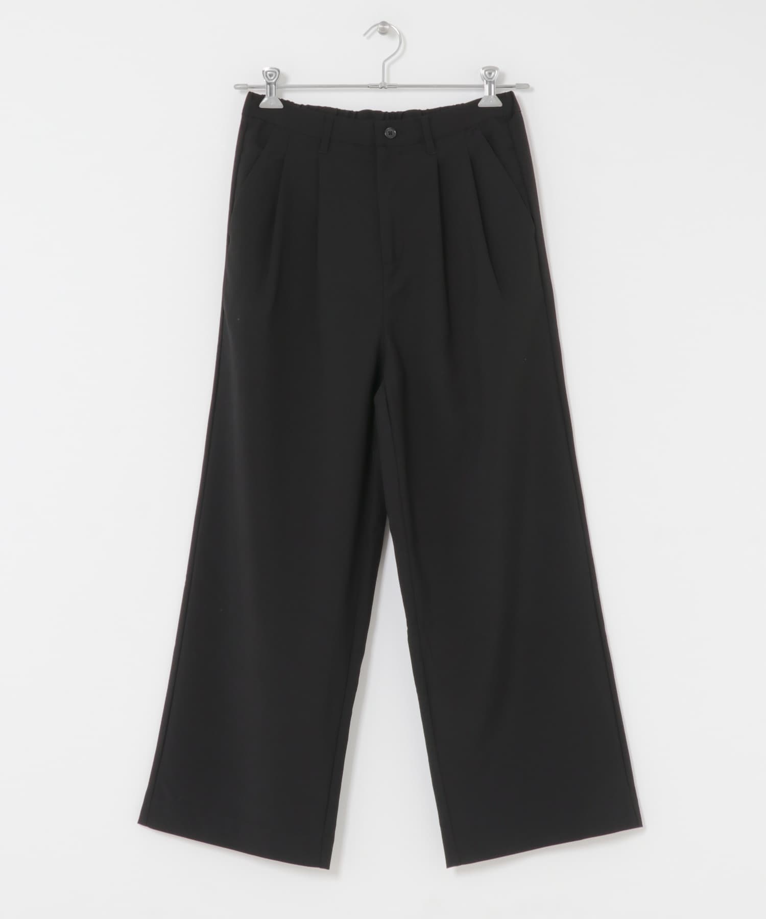 コンフォートストレートスラックス BLACK M