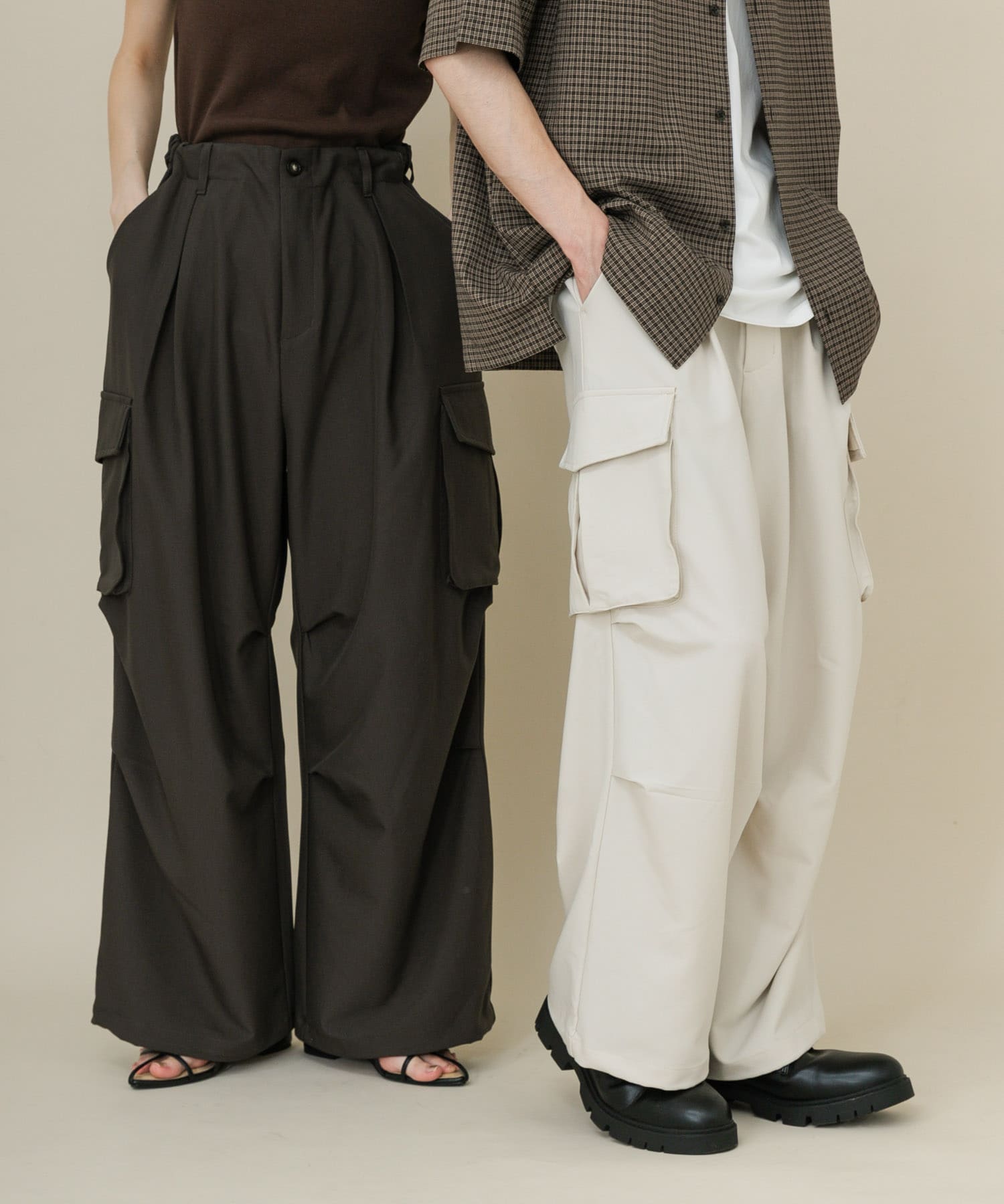 身長：169cm サイズ：M, 身長：173cm サイズ：L