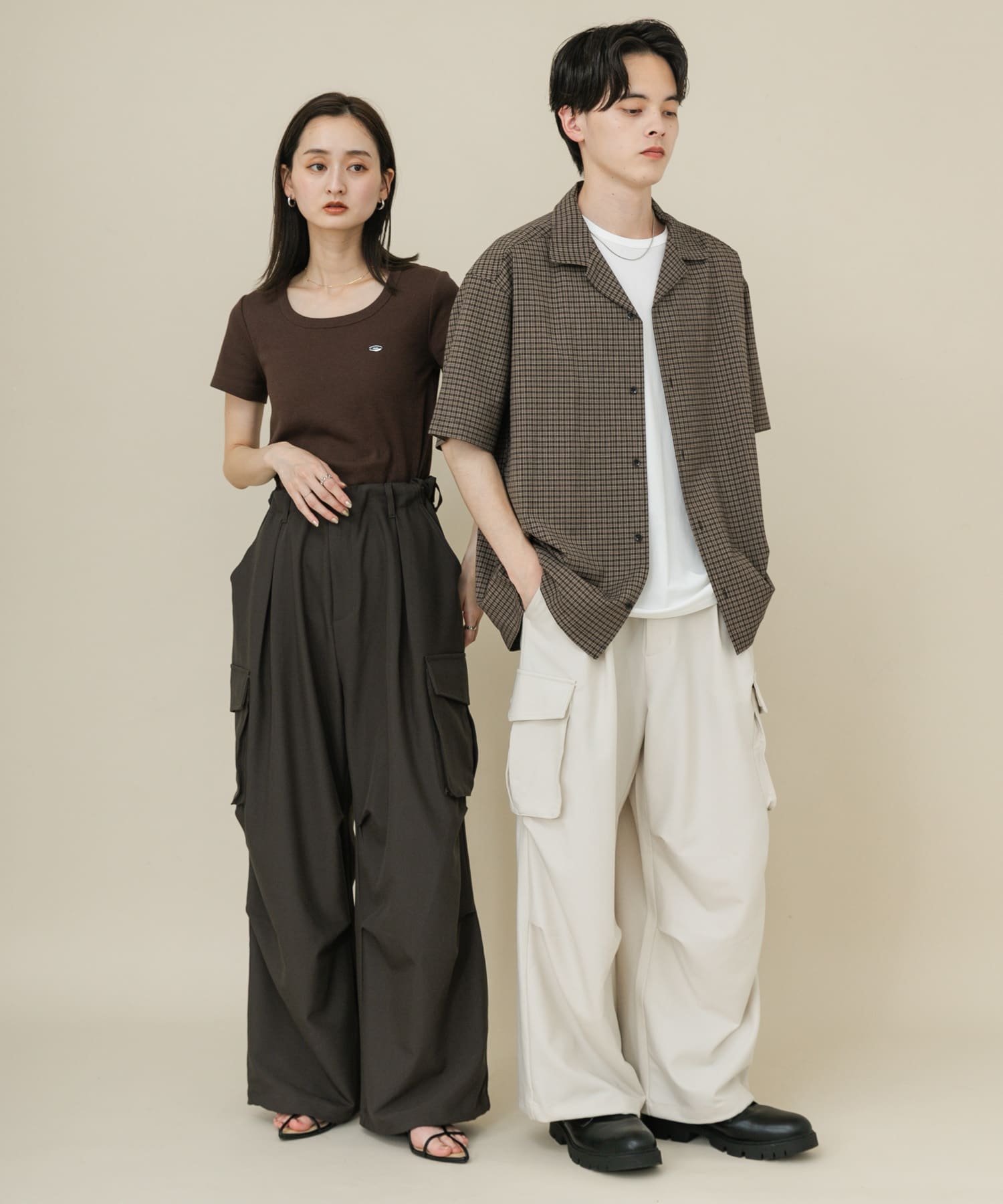身長：169cm サイズ：M, 身長：173cm サイズ：L