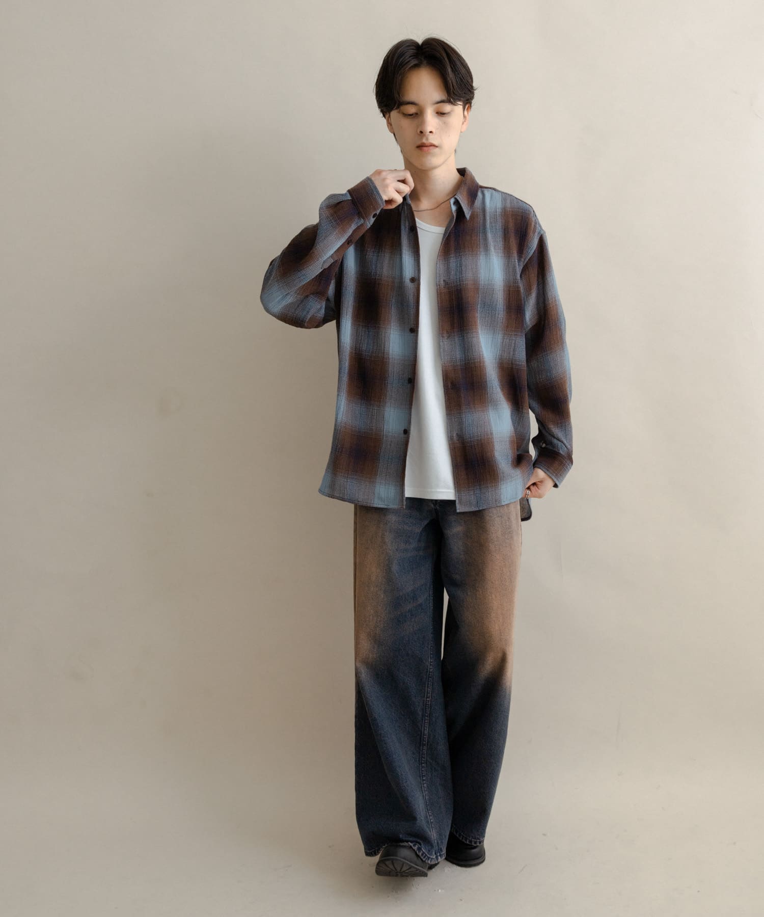 身長：173cm サイズ：L