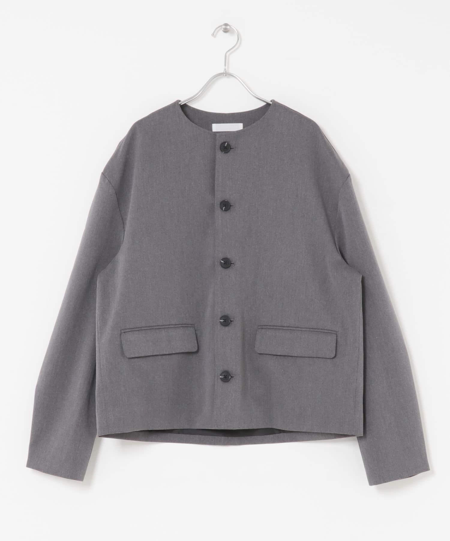 コンフォートクルーネックジャケット GRAY M