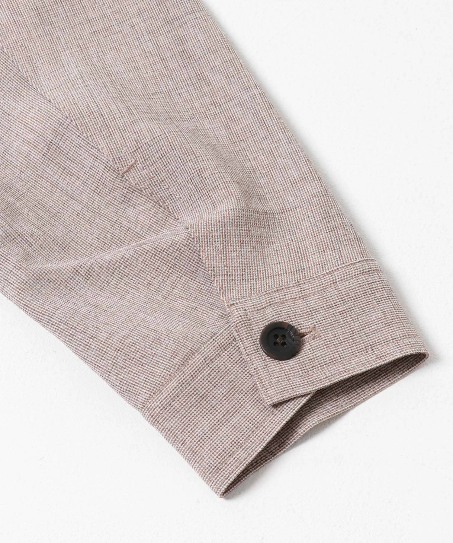 メランジバルーンジップブルゾン BEIGE M