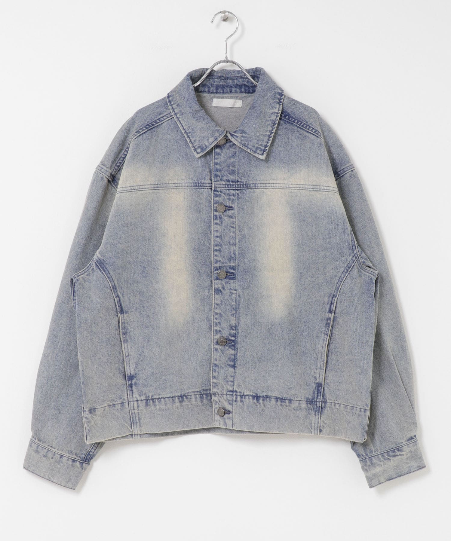 ツイストデニムブルゾン L.INDIGO M