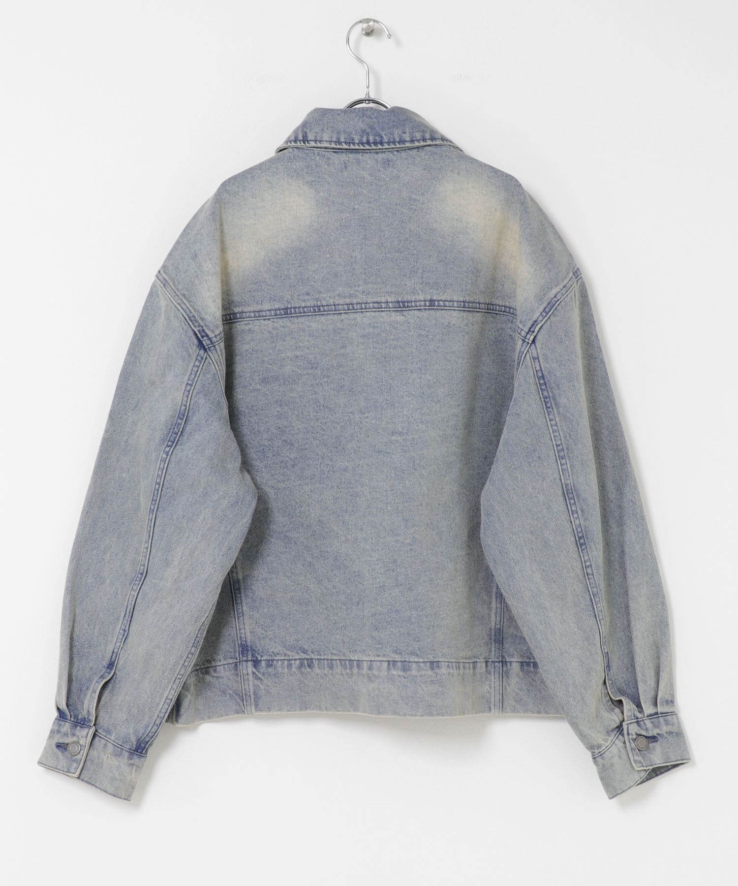 ツイストデニムブルゾン L.INDIGO M