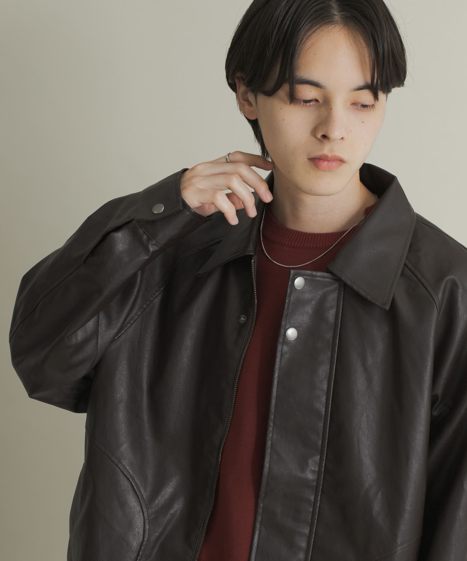 身長：173cm サイズ：L