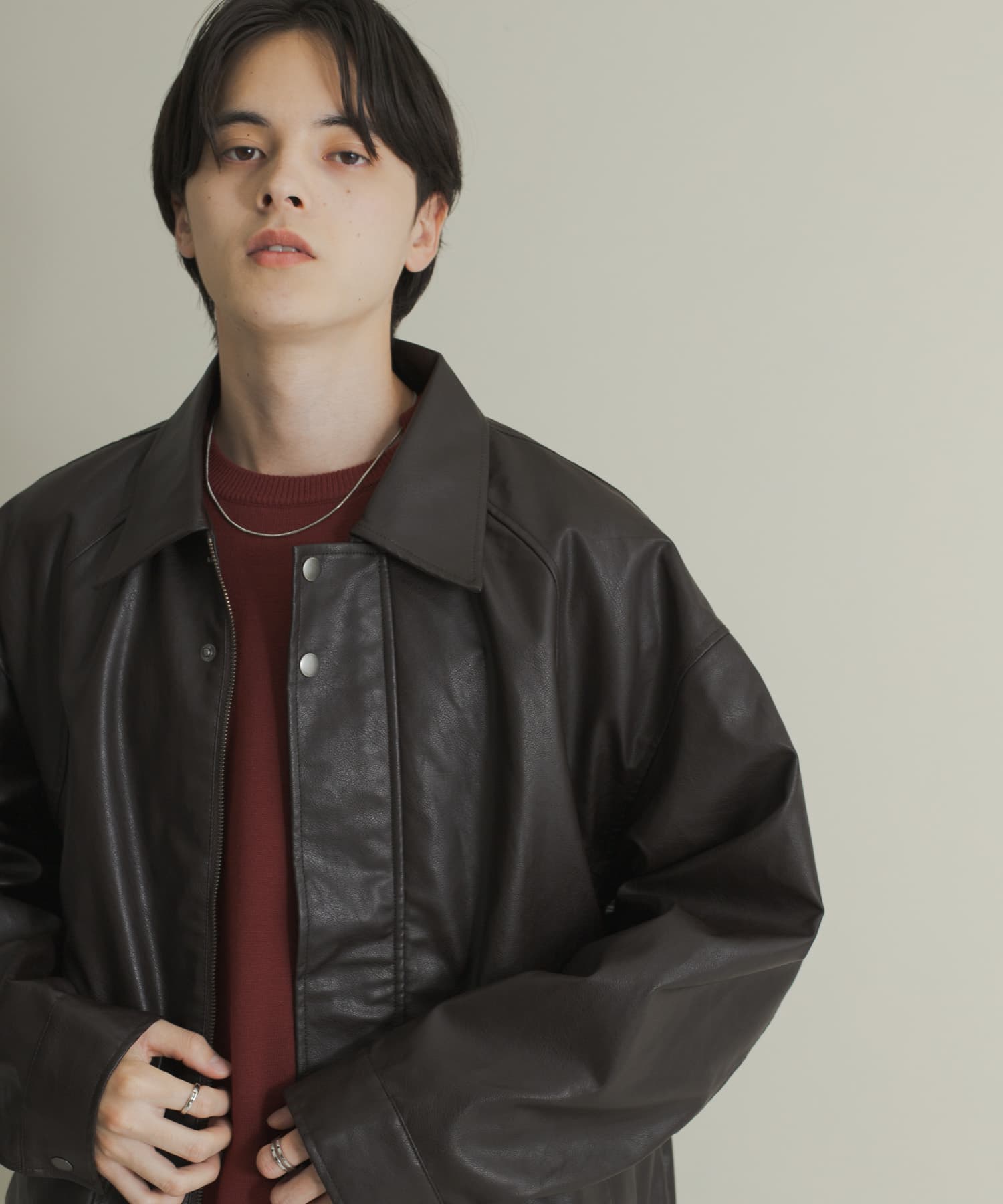 身長：173cm サイズ：L