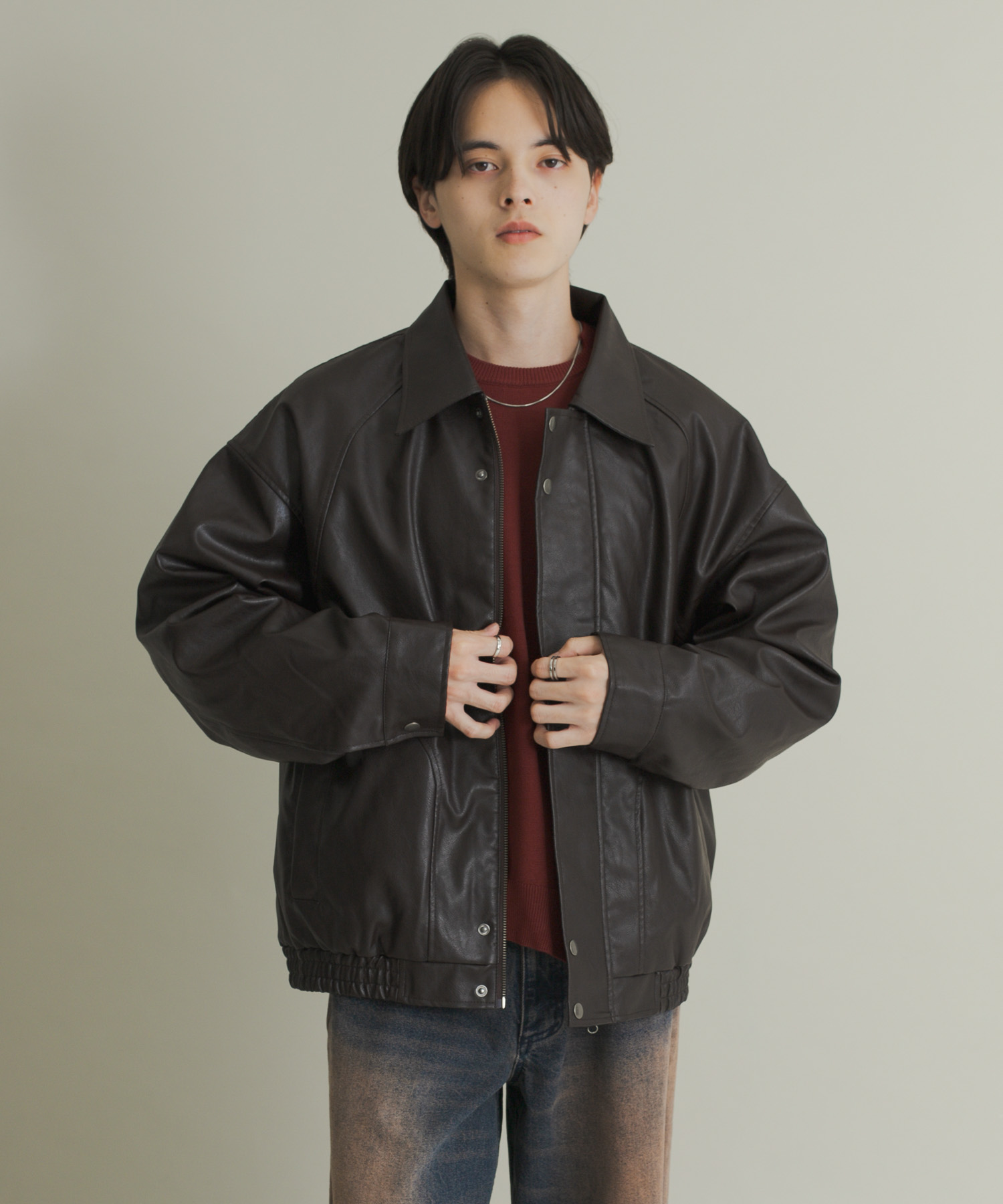 身長：173cm サイズ：L