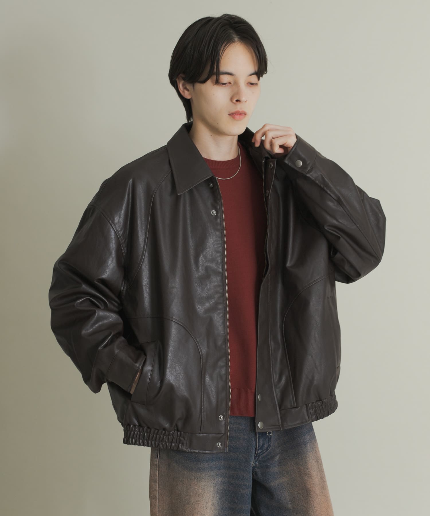 身長：173cm サイズ：L