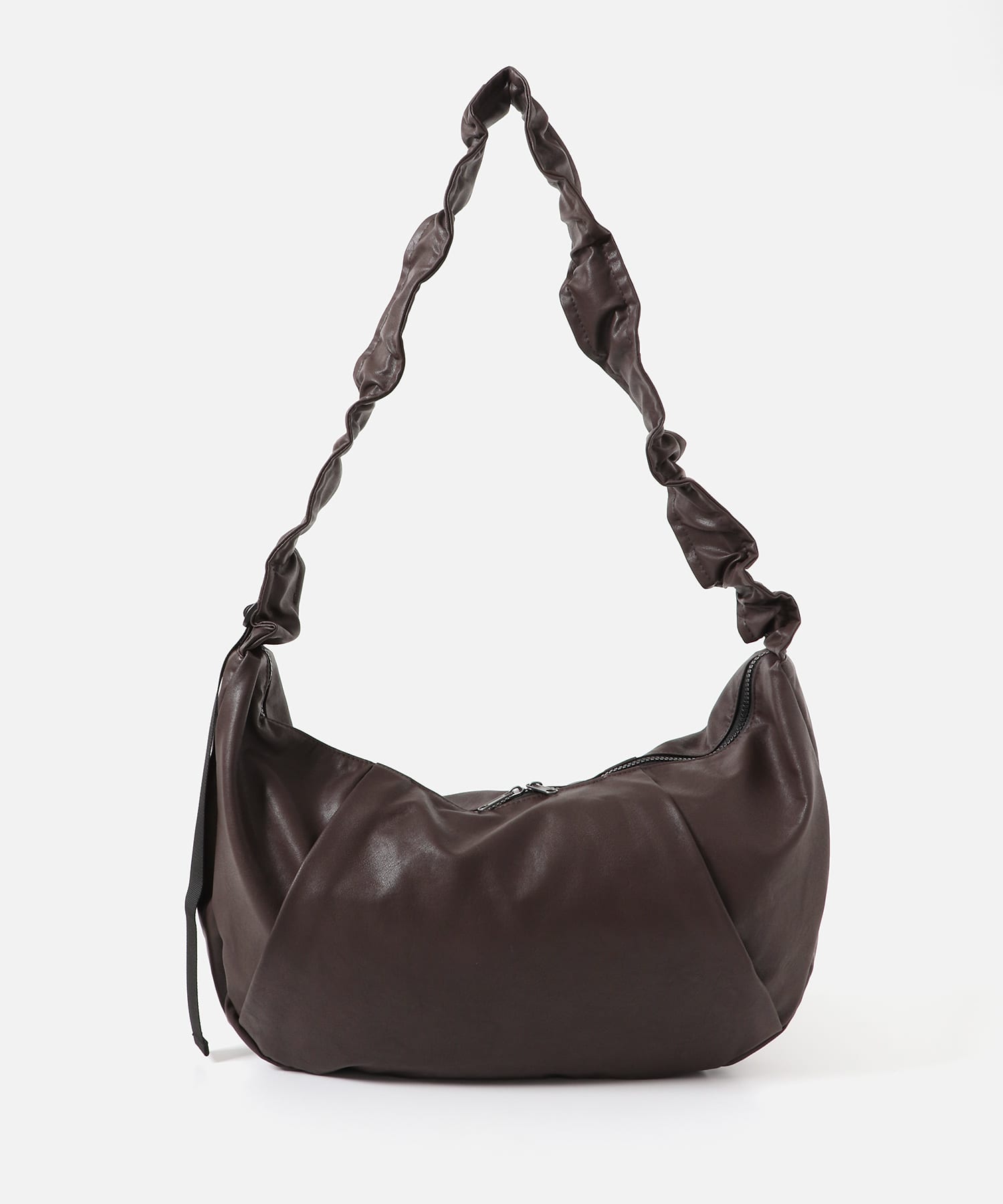 コクーンショルダーバッグ BROWN one