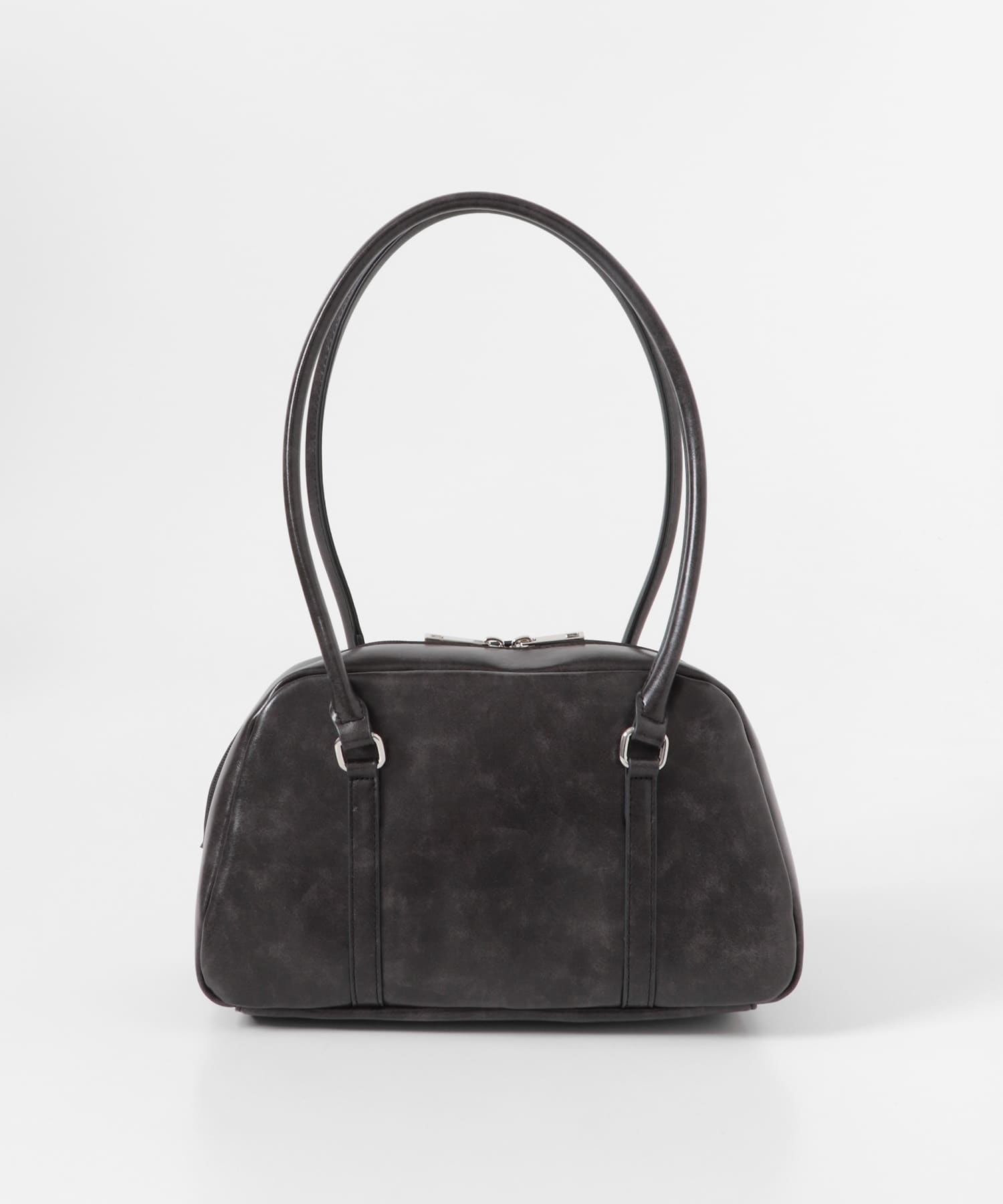 ロングハンドルボストンバッグ CHARCOAL one