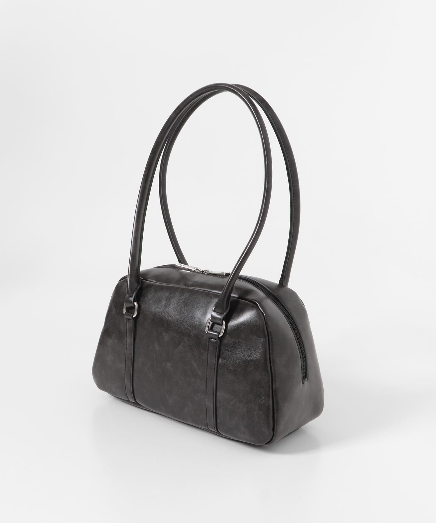 ロングハンドルボストンバッグ CHARCOAL one