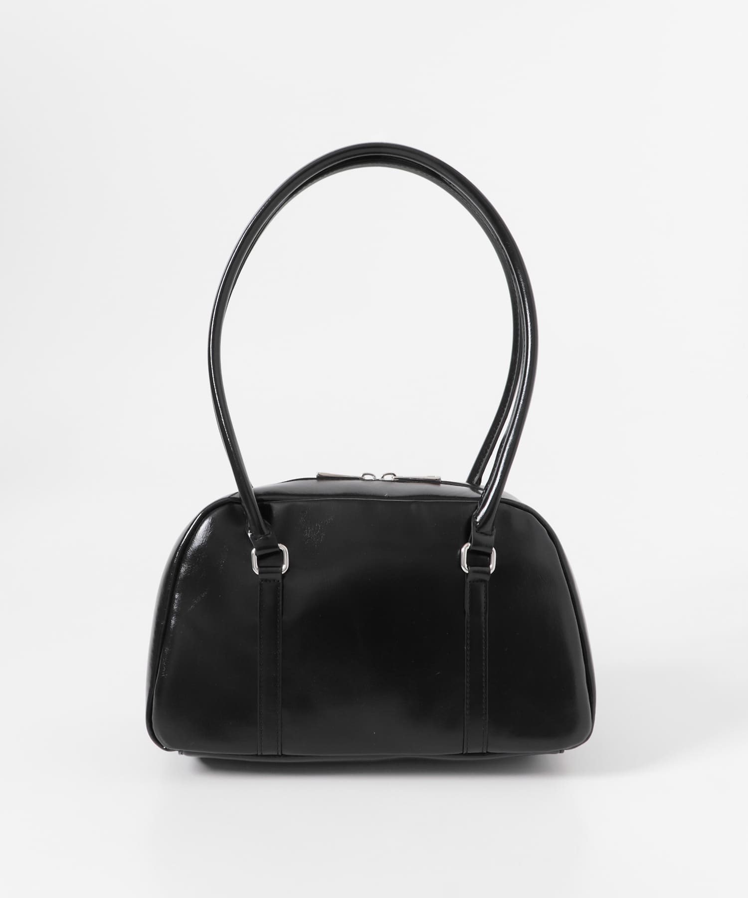 ロングハンドルボストンバッグ BLACK one