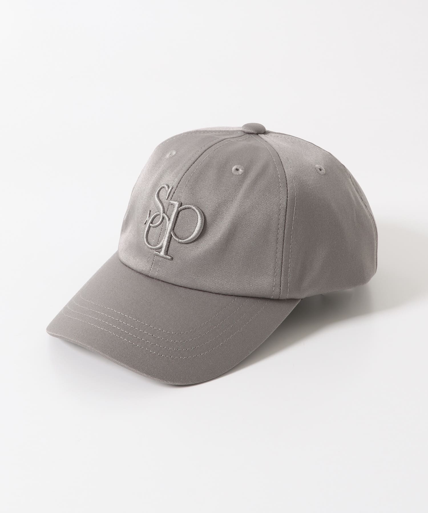 logo embroidery ball cap GRAY one