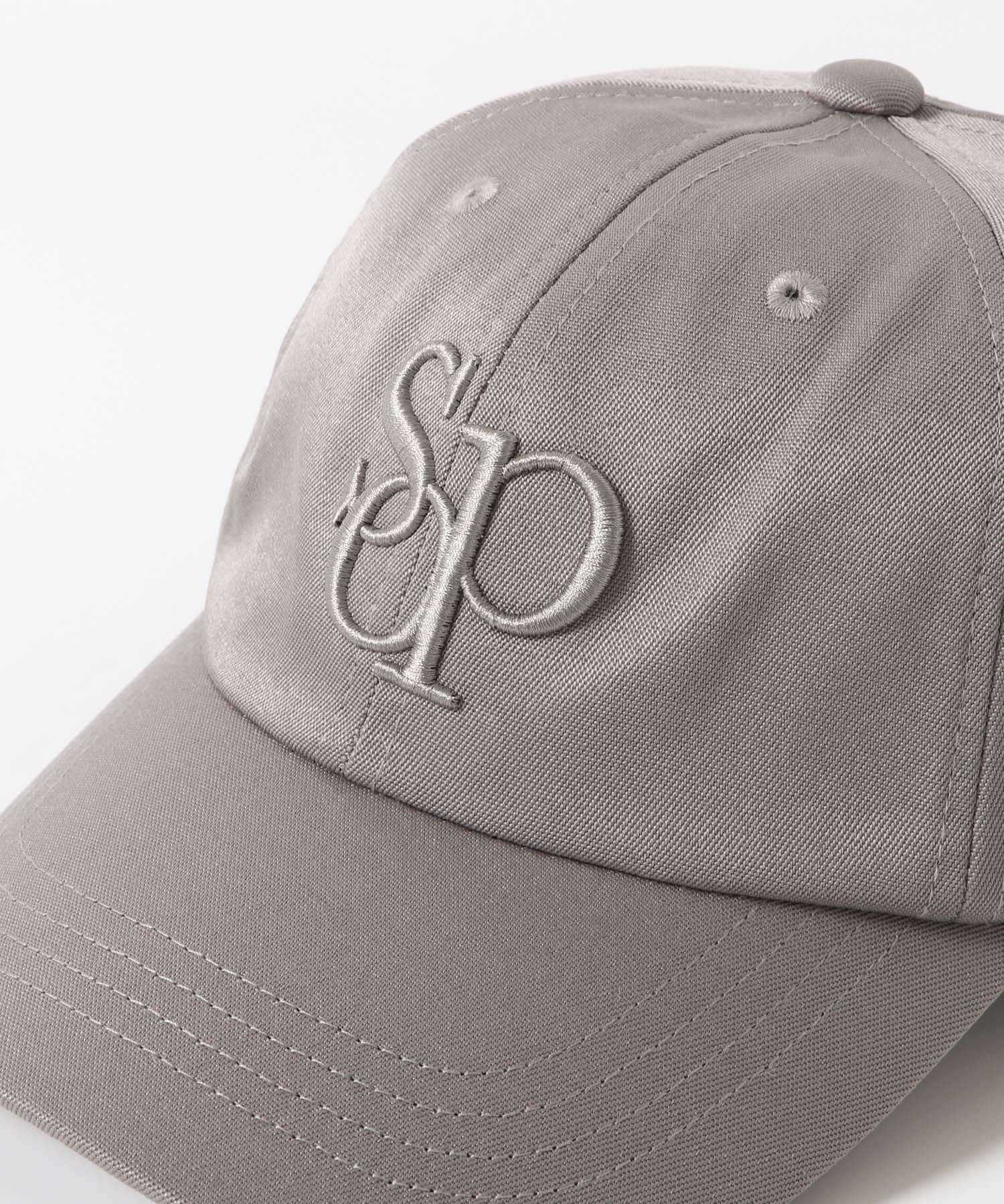 logo embroidery ball cap GRAY one