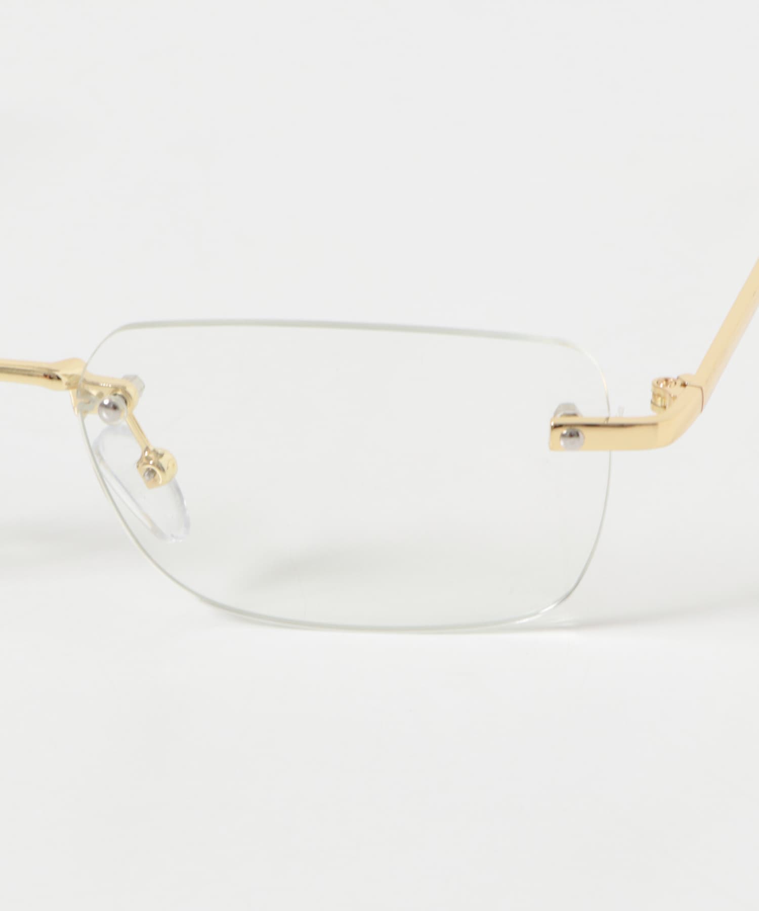 リムレスサングラス GOLD one
