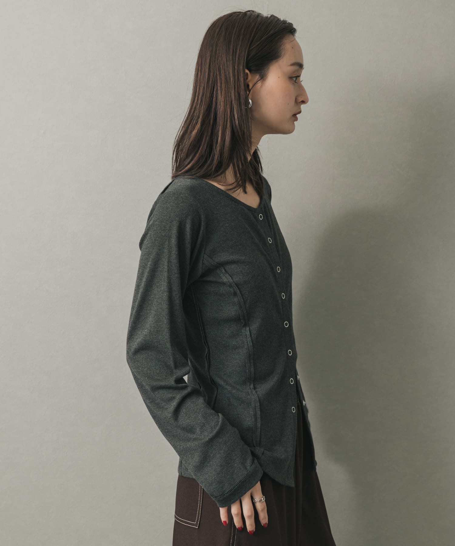 身長：169cm サイズ：one