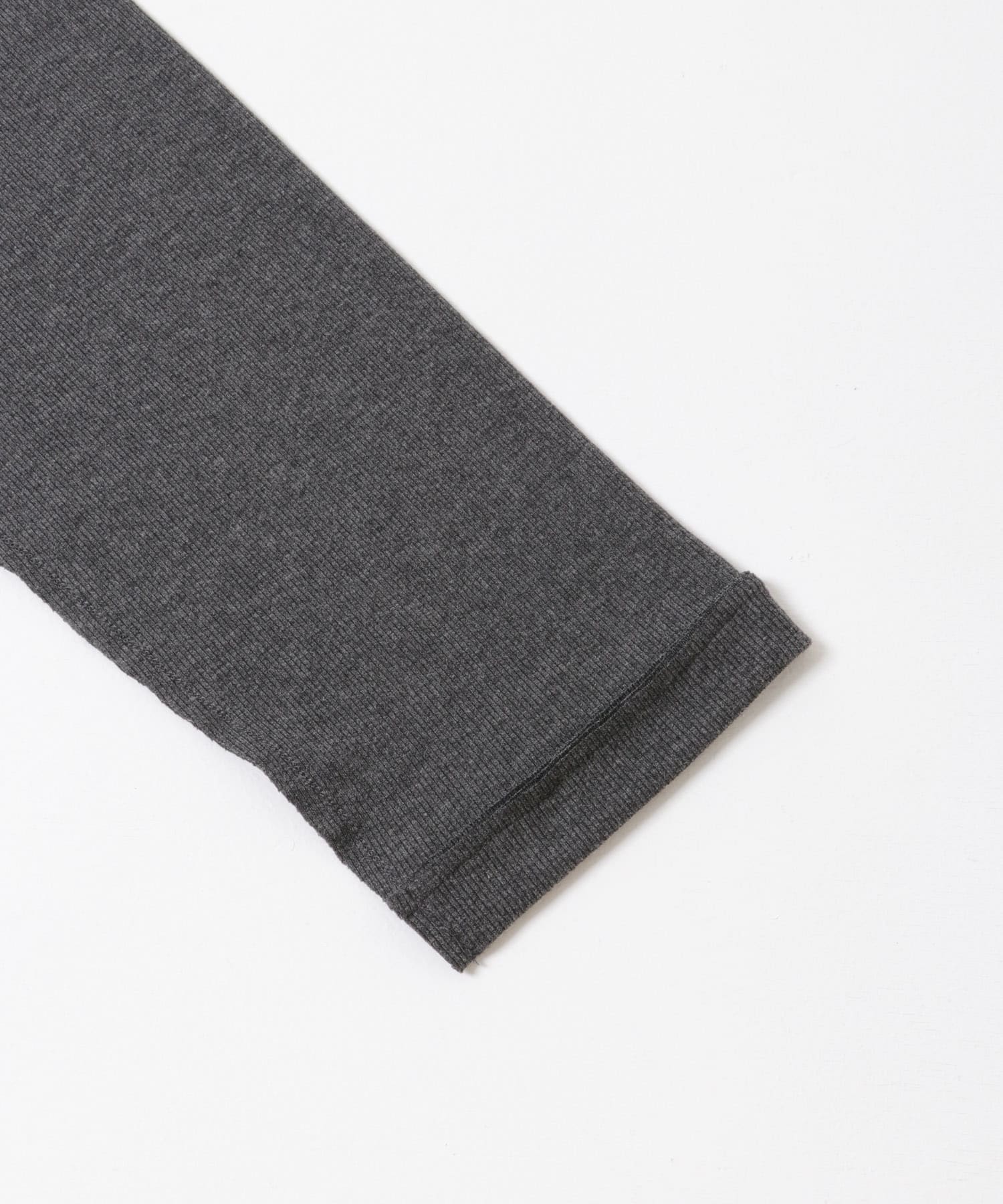 パネルリブカットカーディガン CHARCOAL one