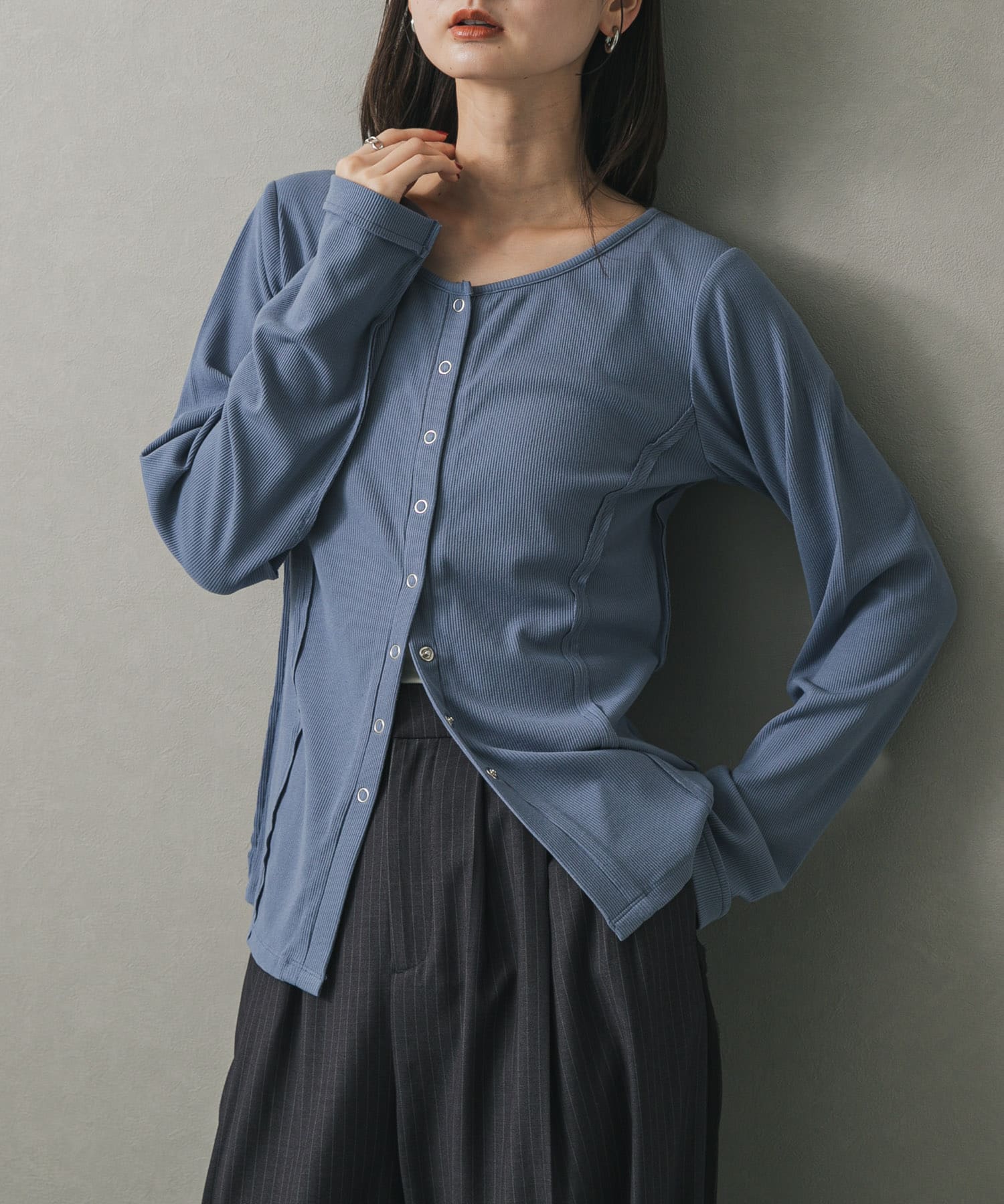 身長：169cm サイズ：one