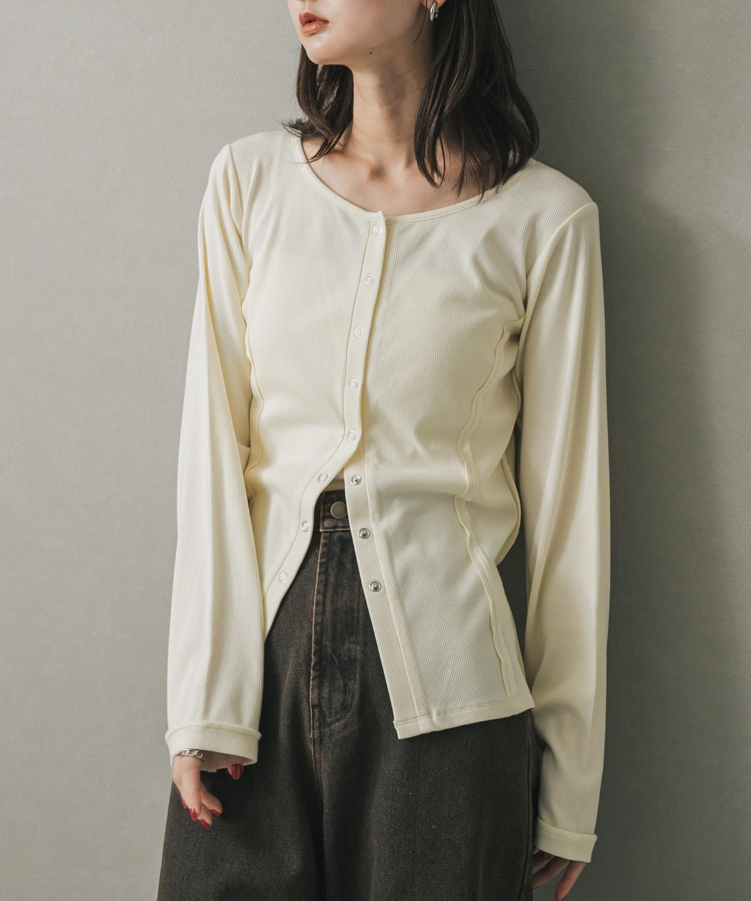 身長：169cm サイズ：one