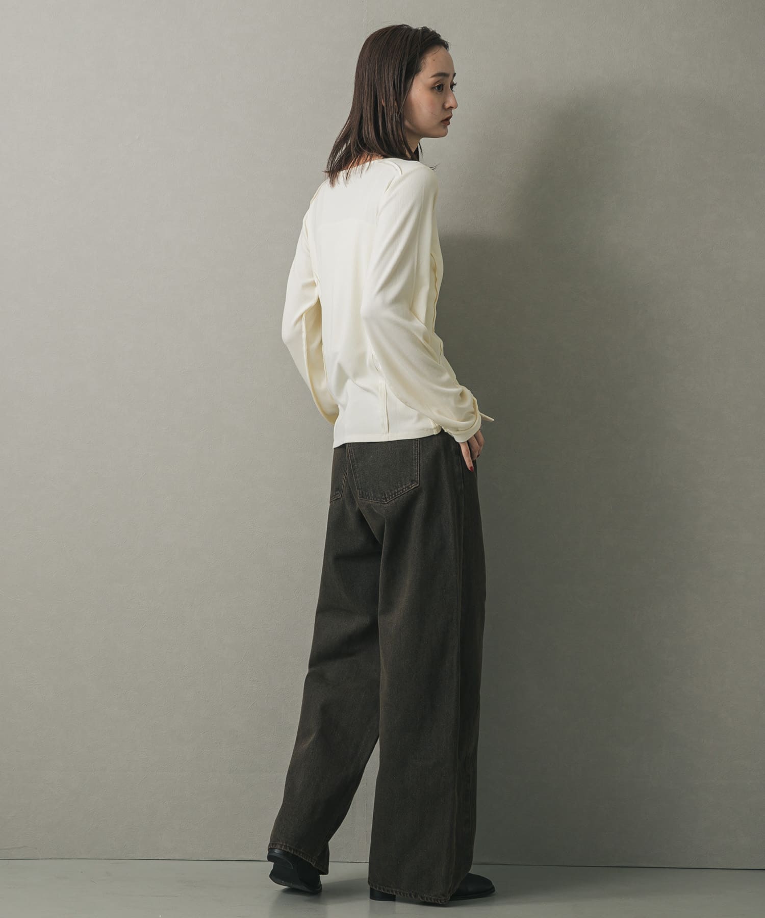 身長：169cm サイズ：one