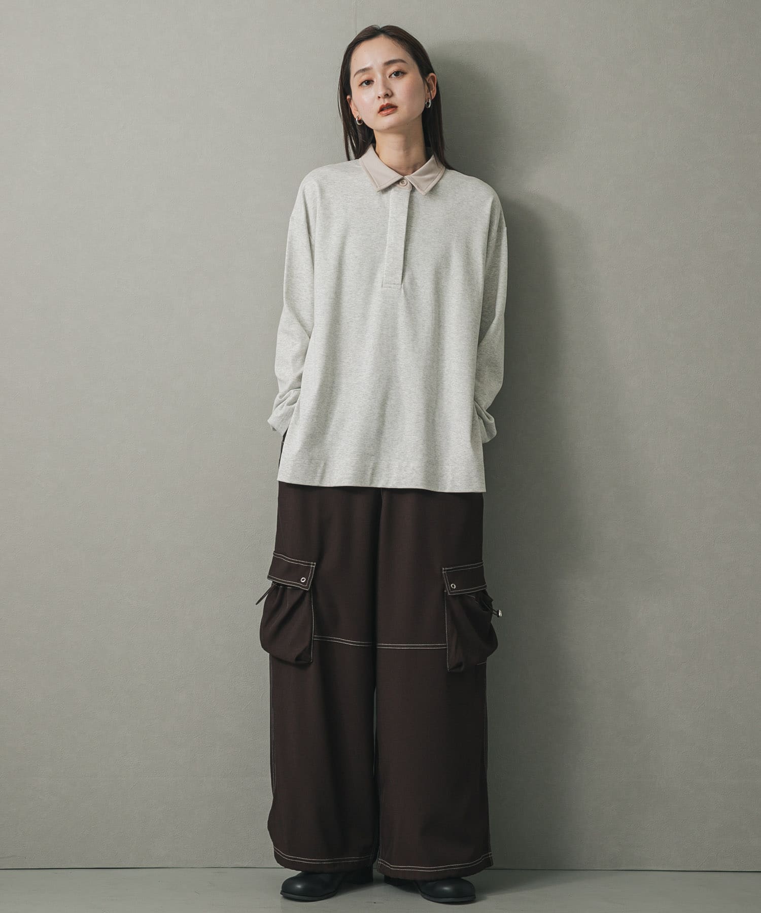 身長：169cm サイズ：one