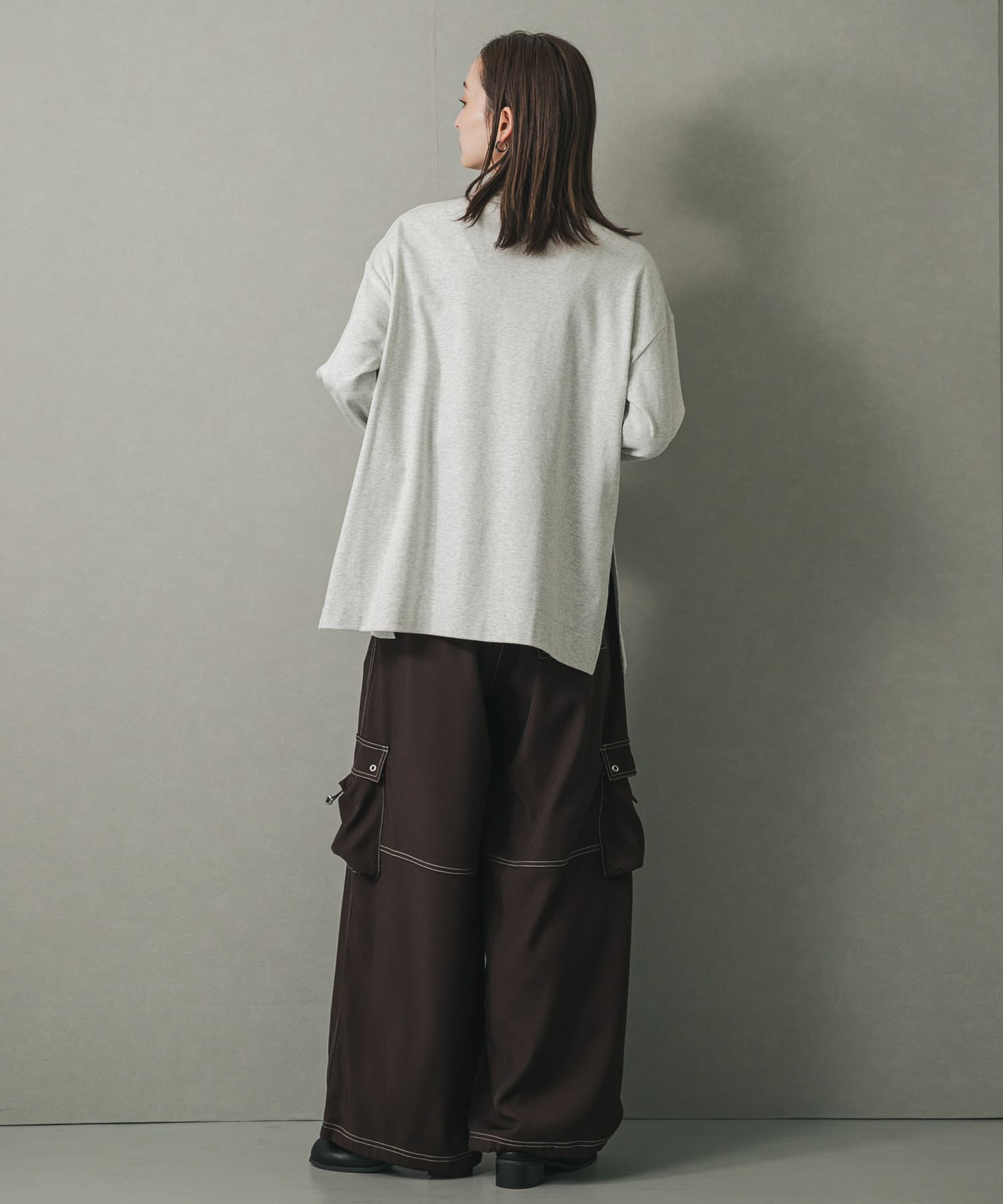 身長：169cm サイズ：one