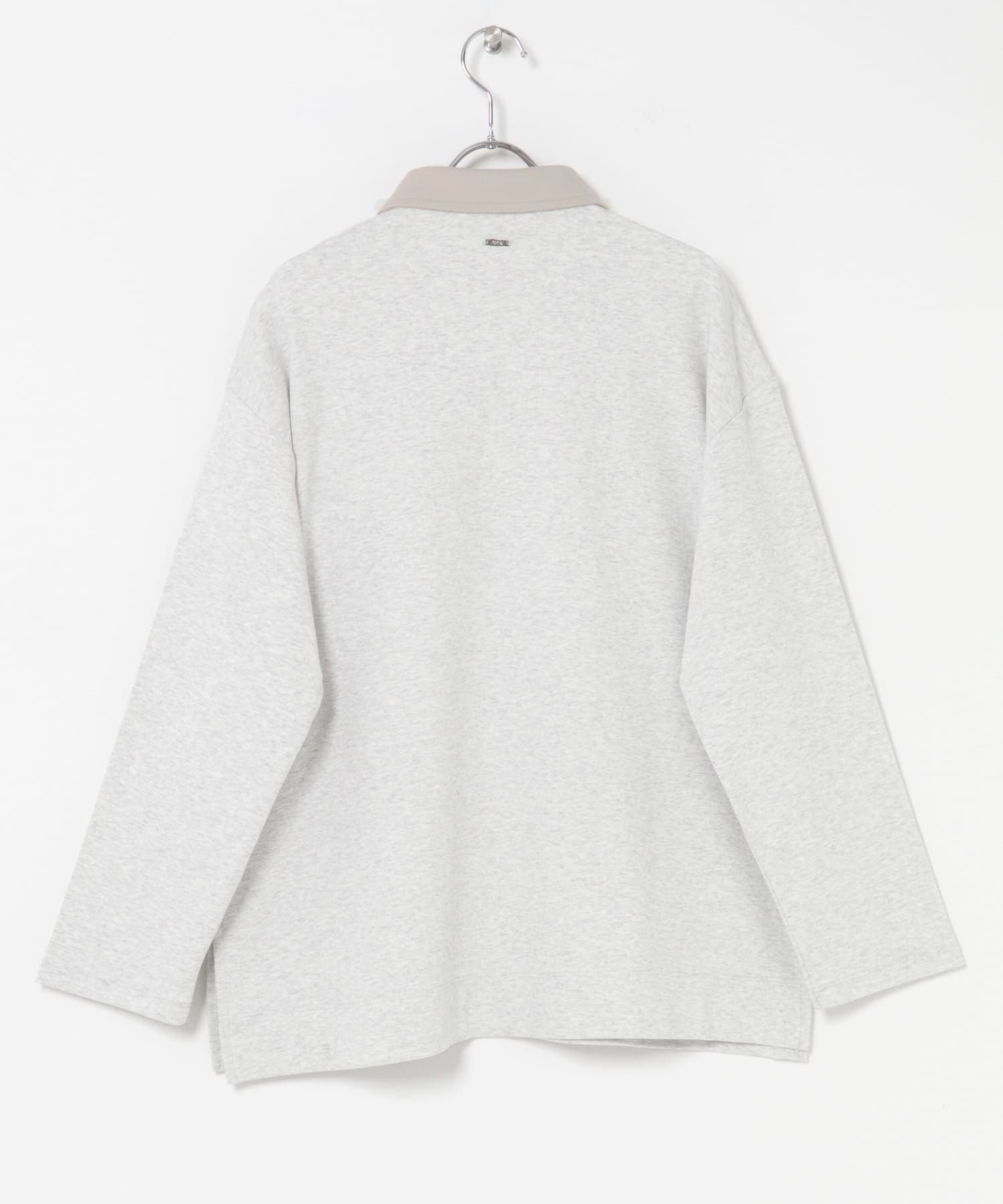 ポロシャツルーズカットトップ OATMEAL one