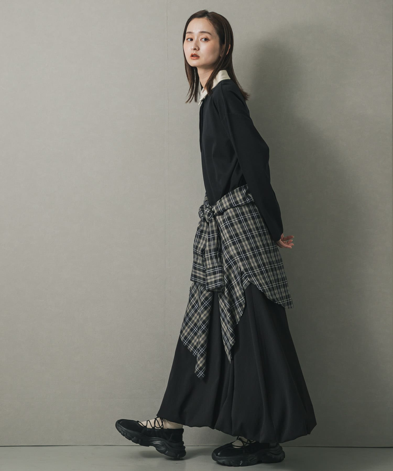 身長：169cm サイズ：one