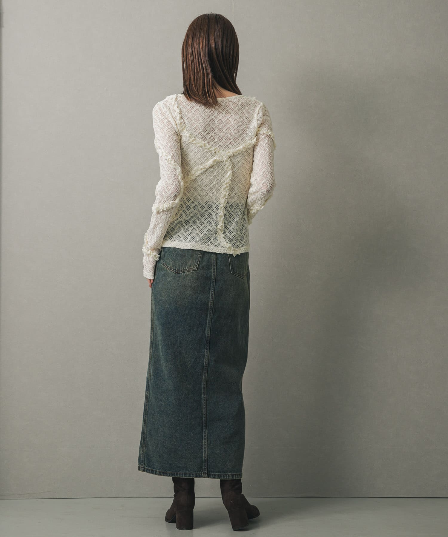 身長：169cm サイズ：one
