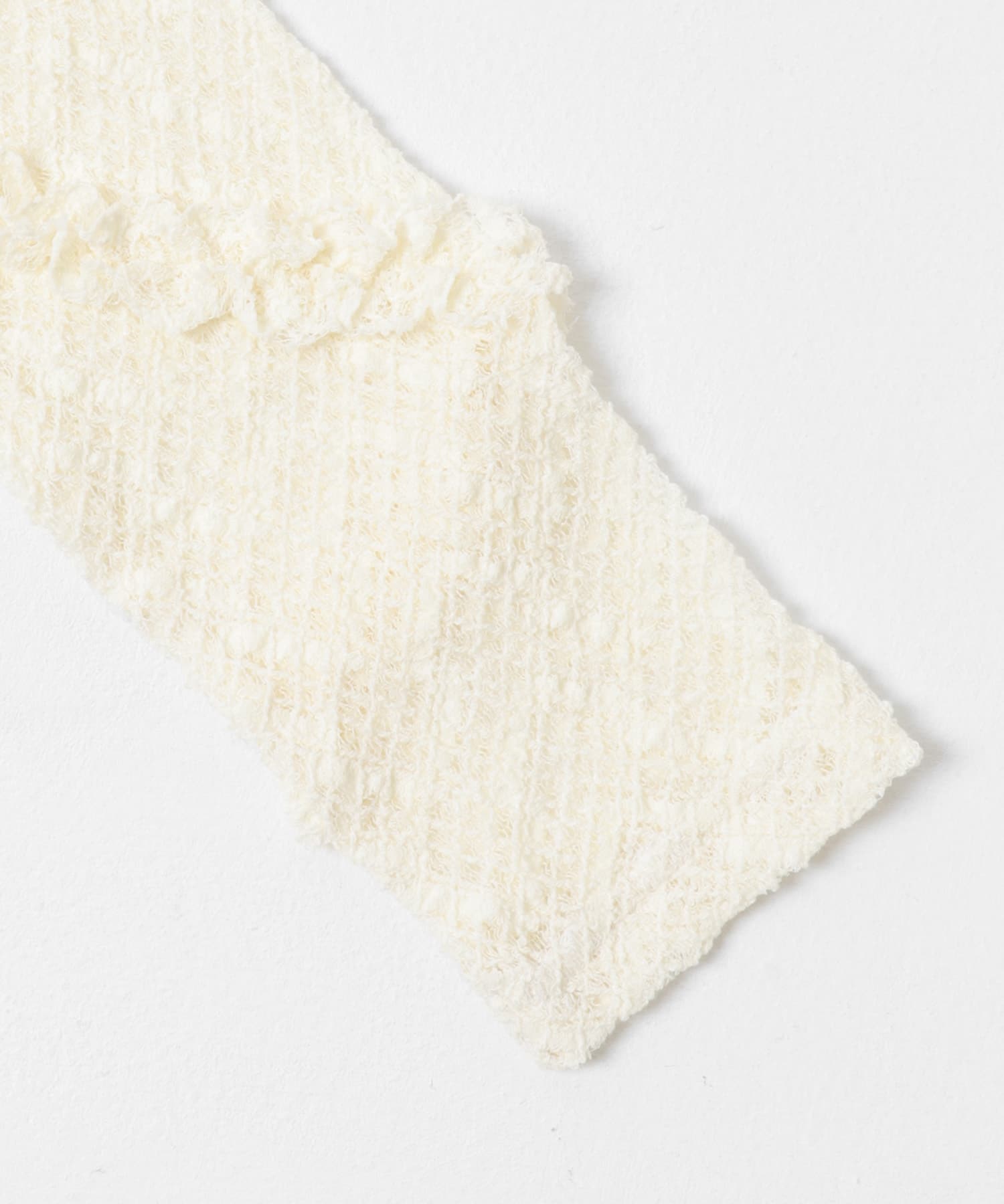 フロントボタンレースカーディガン IVORY one