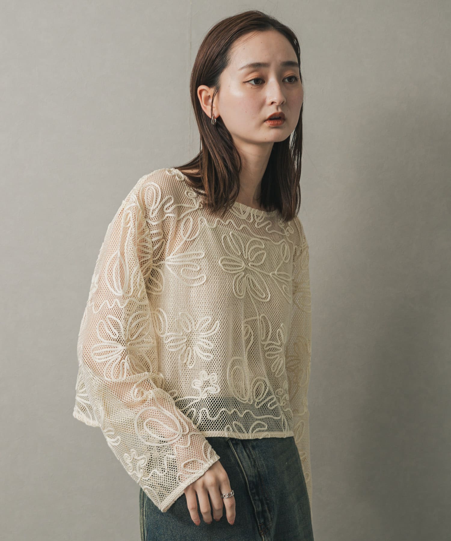 身長：169cm サイズ：one