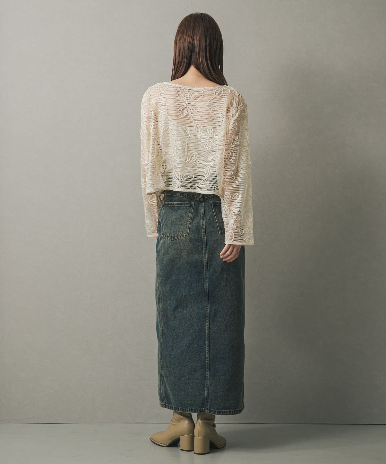 身長：169cm サイズ：one