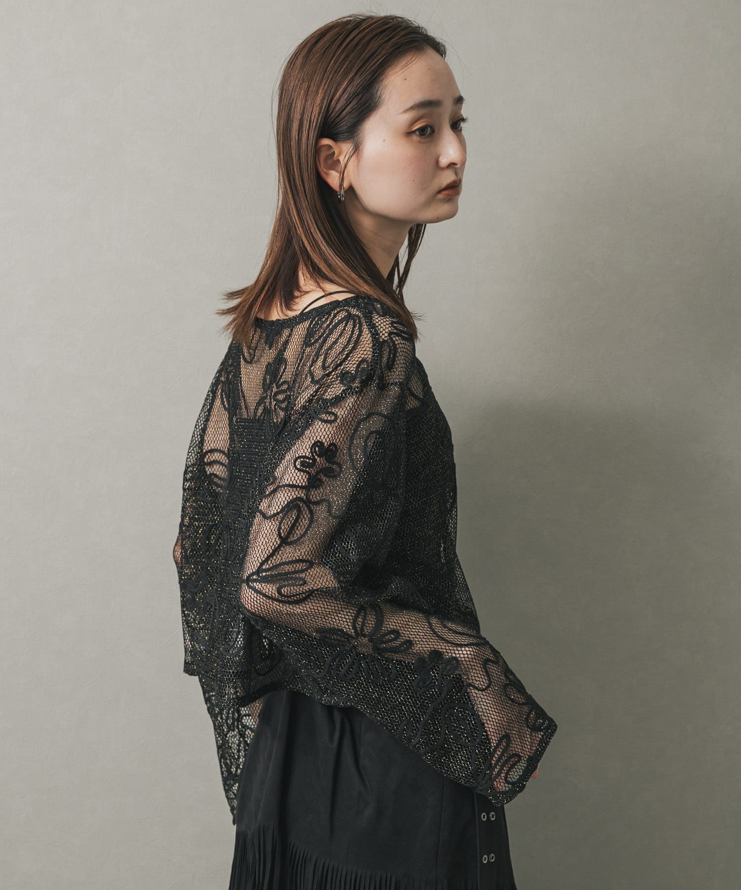 身長：169cm サイズ：one