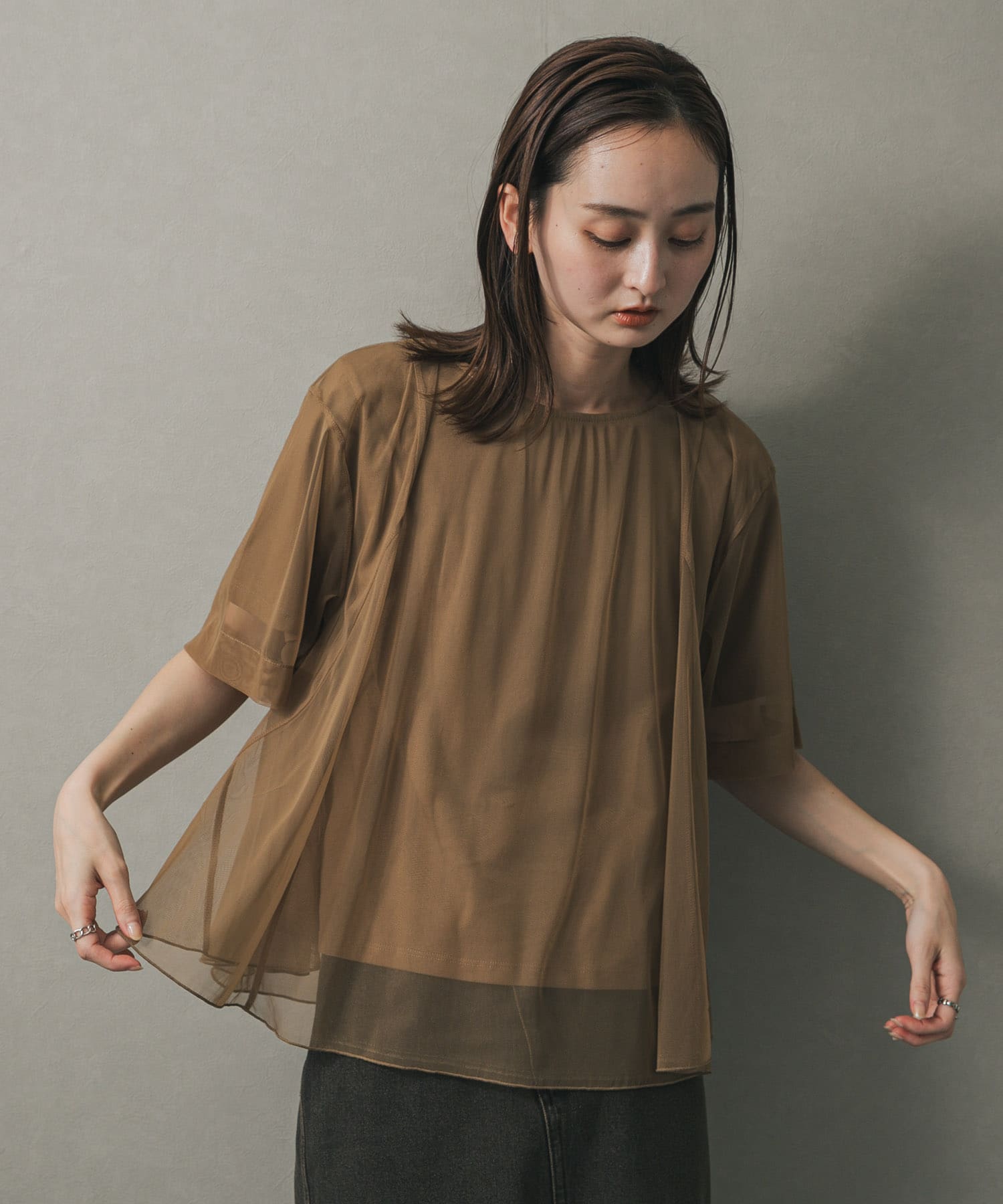 身長：169cm サイズ：one