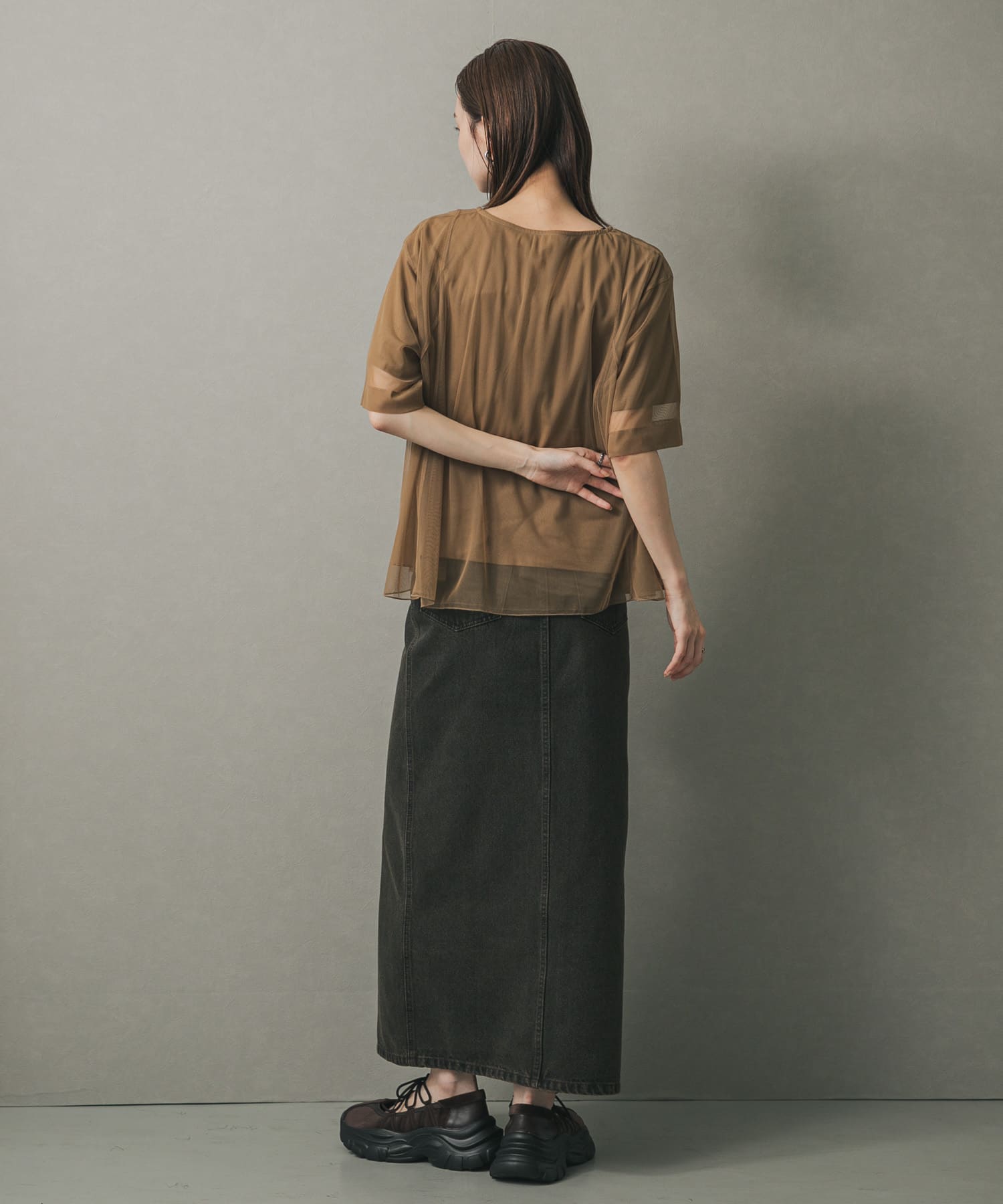 身長：169cm サイズ：one