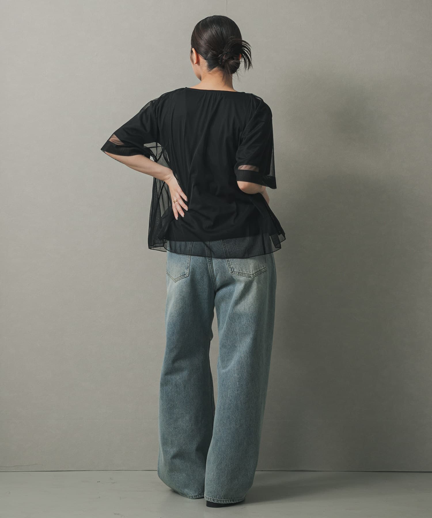 身長：158cm サイズ：one