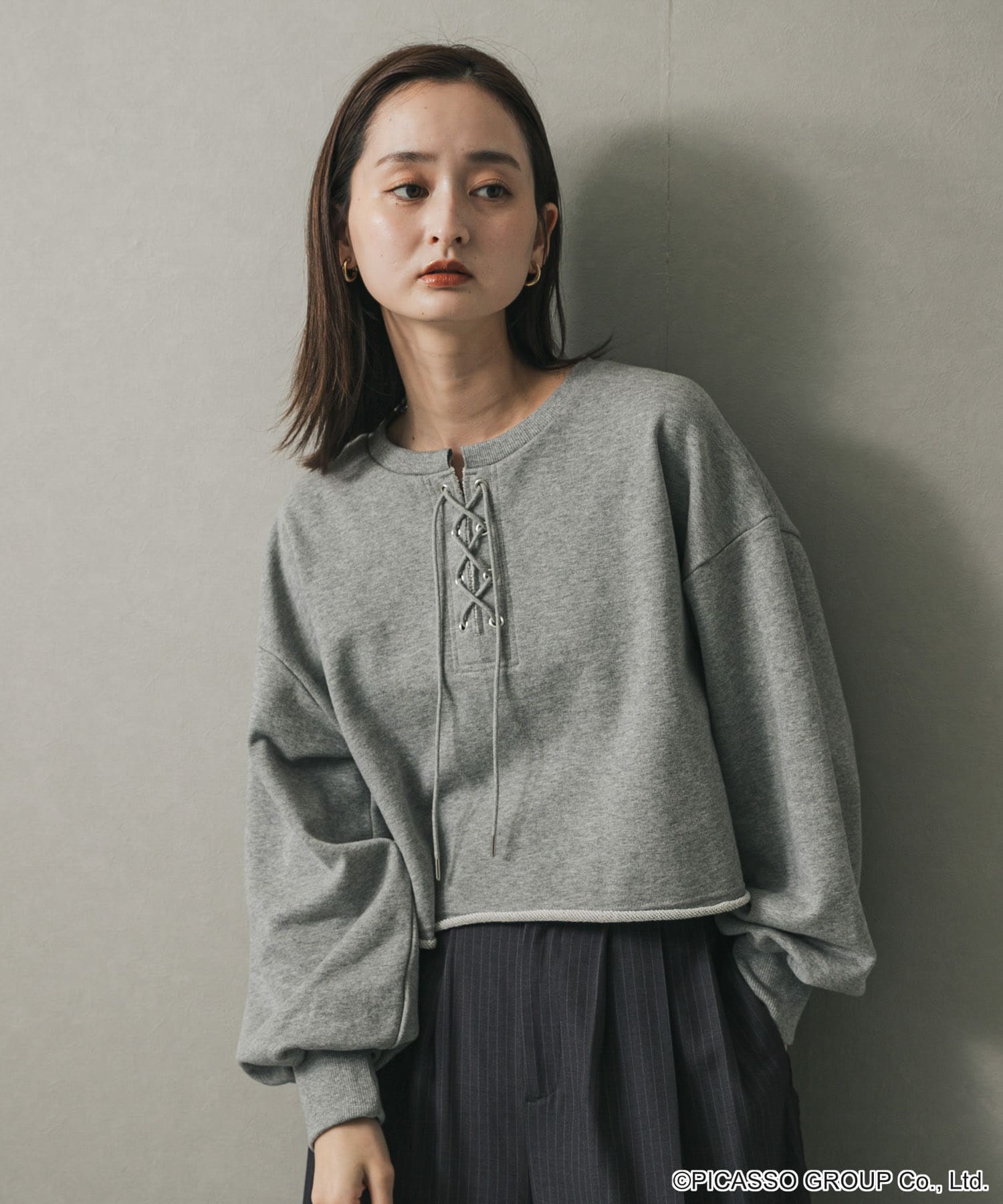 身長：169cm サイズ：one