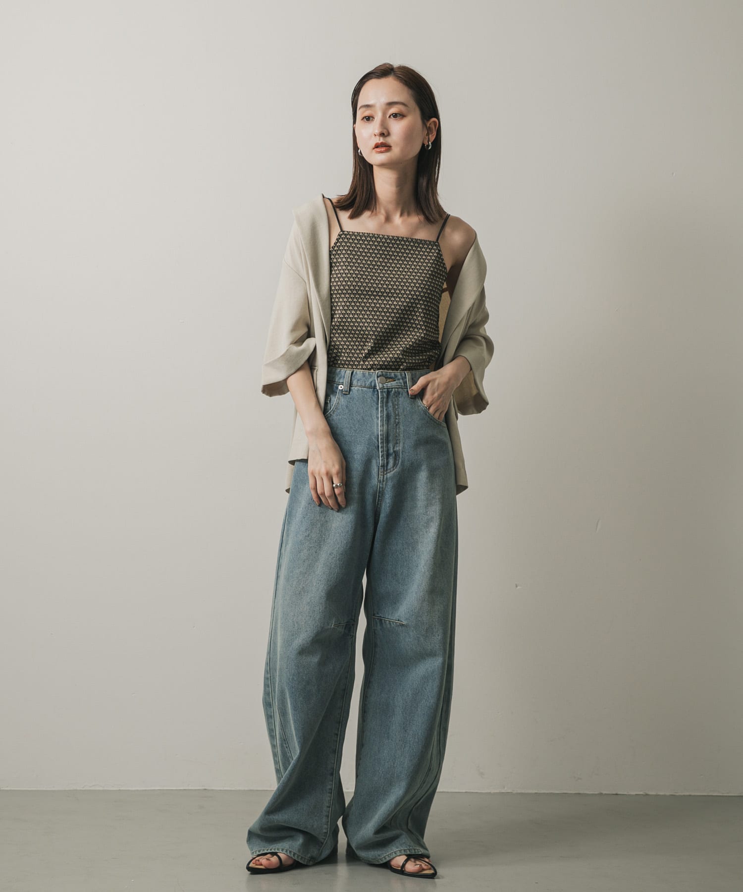 身長：169cm サイズ：one
