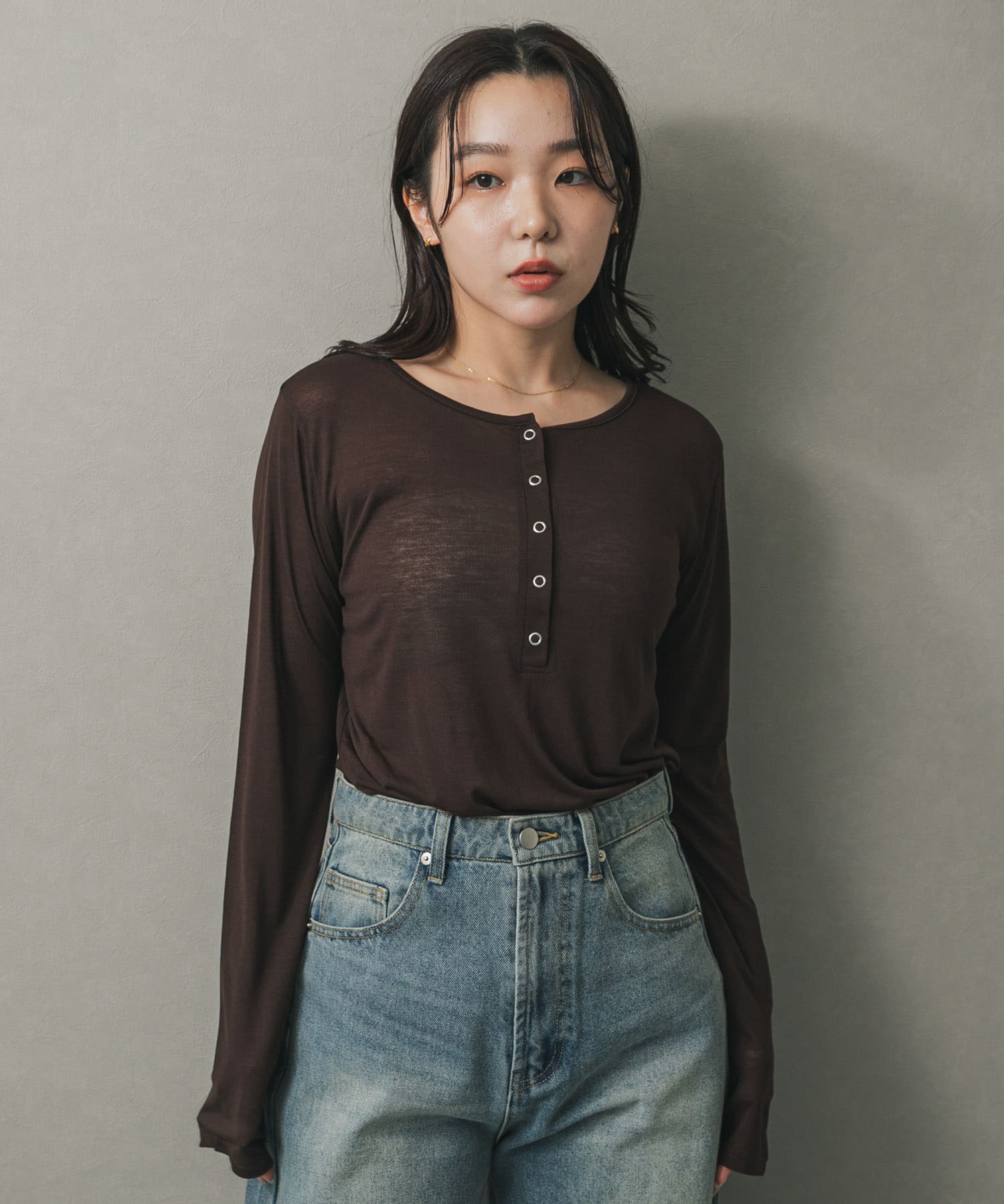身長：158cm サイズ：one